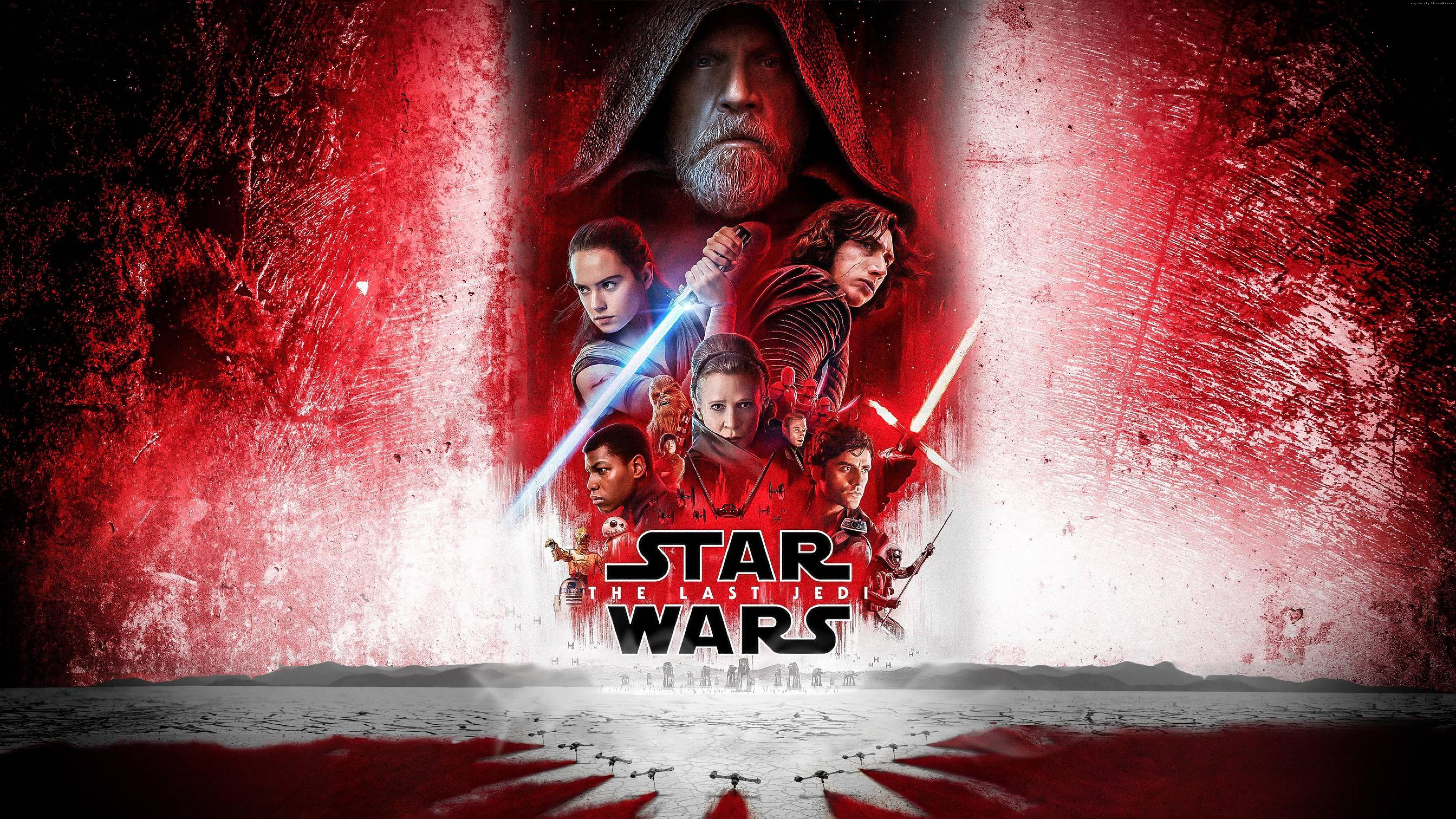 Star Wars The Last Jedi Adam Driver poster Daisy Ridley 2k 4k 5k 8k