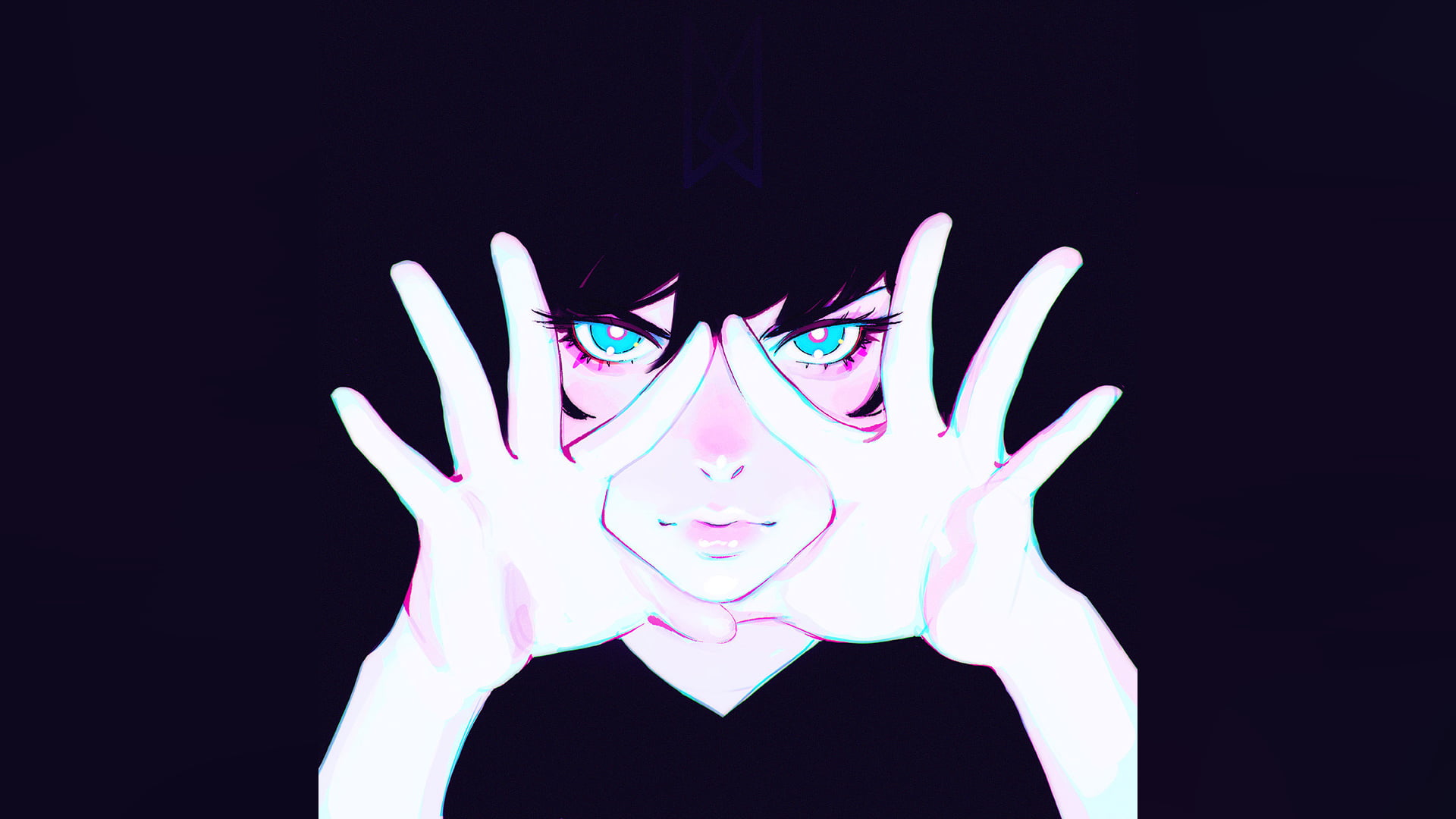 black haired woman anime character Ilya Kuvshinov digital art 2k