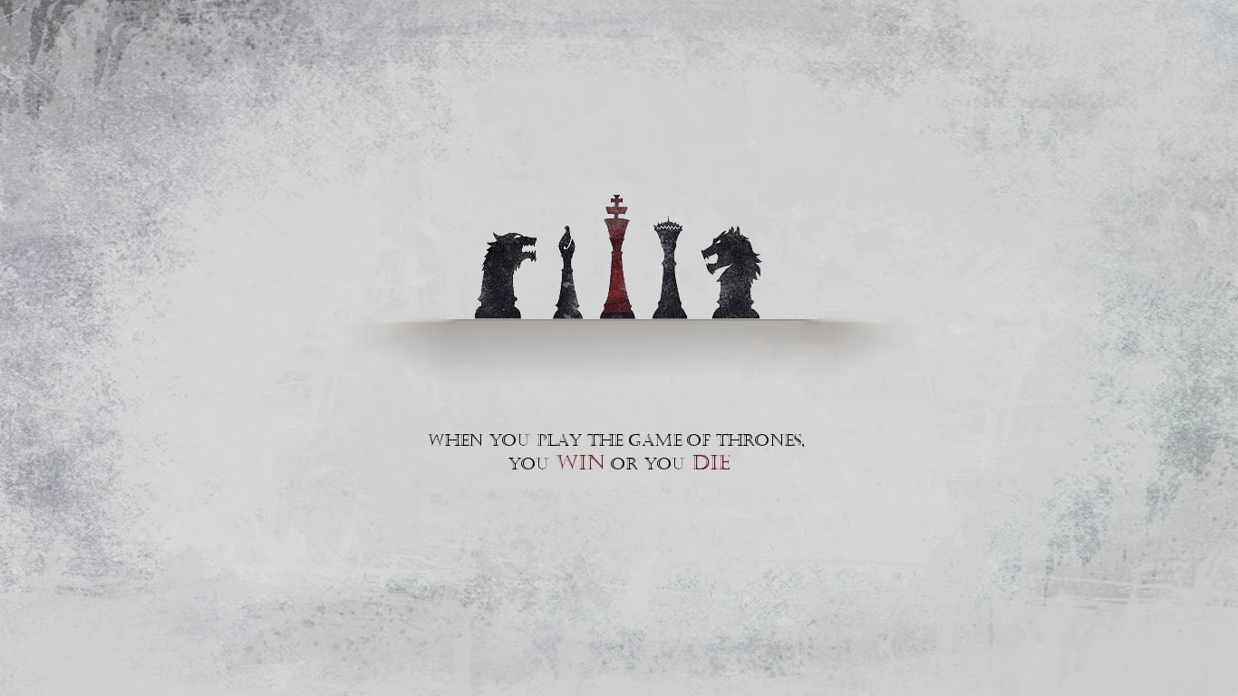 Game of Thrones logo Book quotes chess A Song Ice and Fire