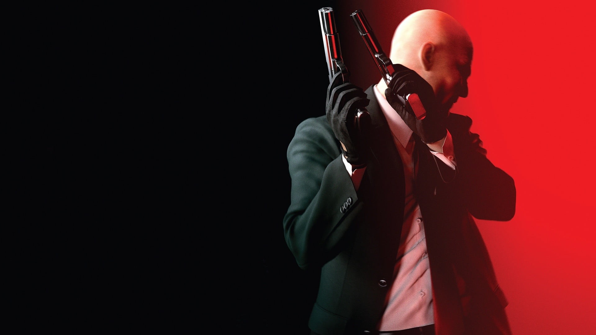 Hitman digital wallpaper video games Absolution red 2k