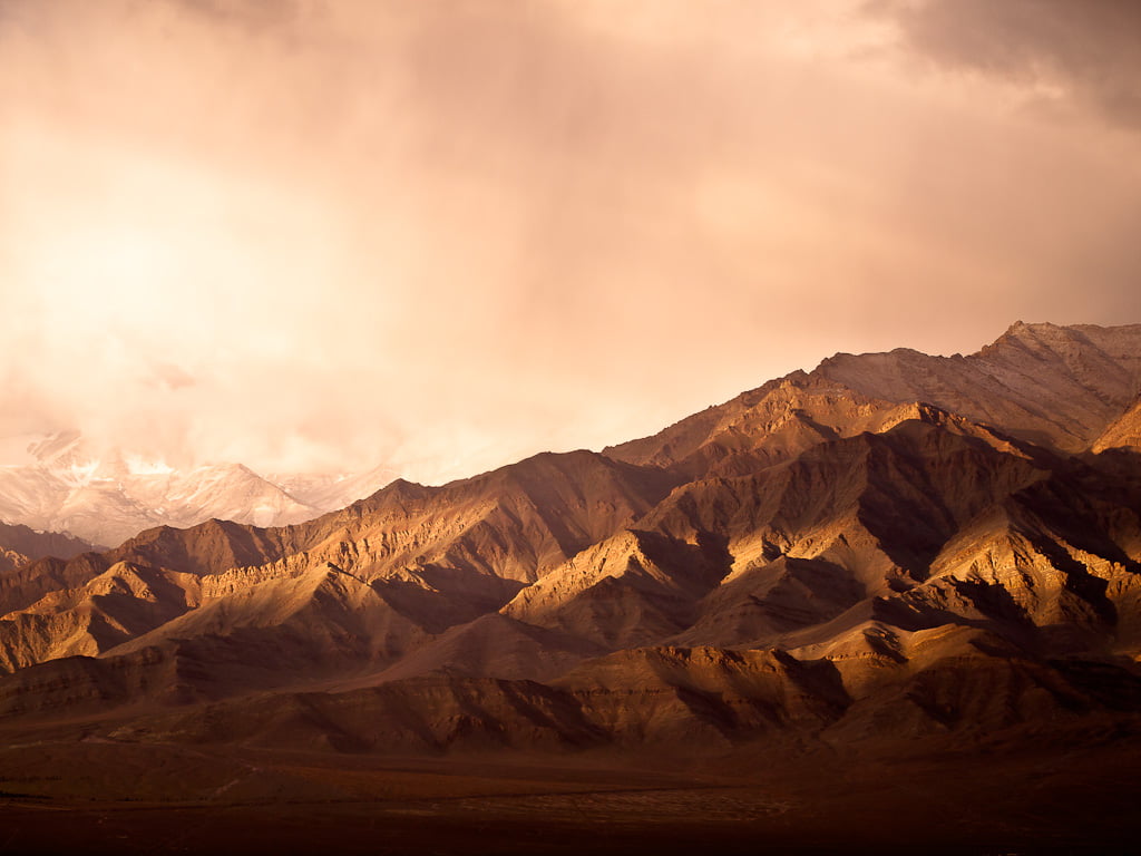 landscape photography of hills ladakh india