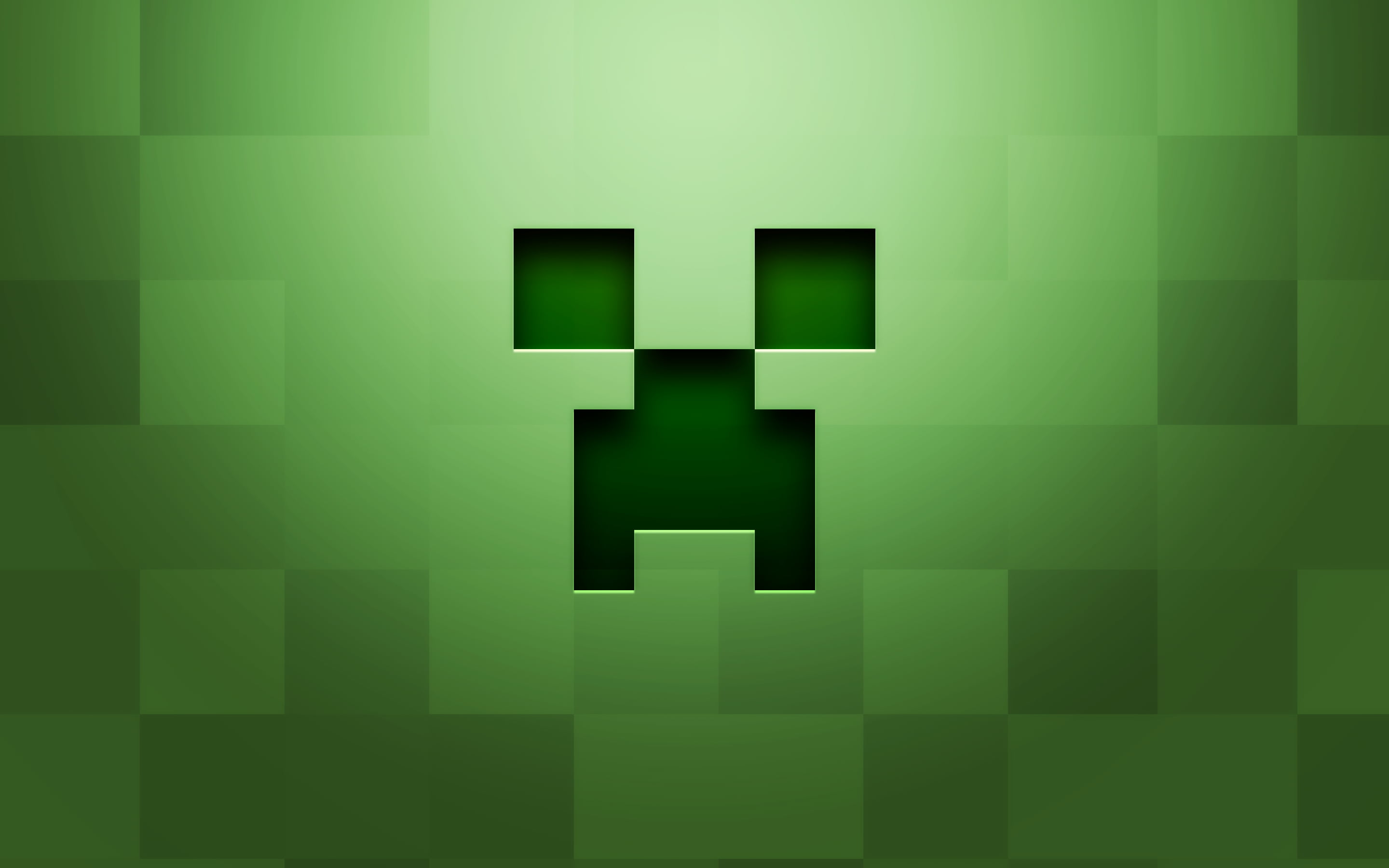 Minecraft Creeper wallpaper backgrounds illustration abstract 2k