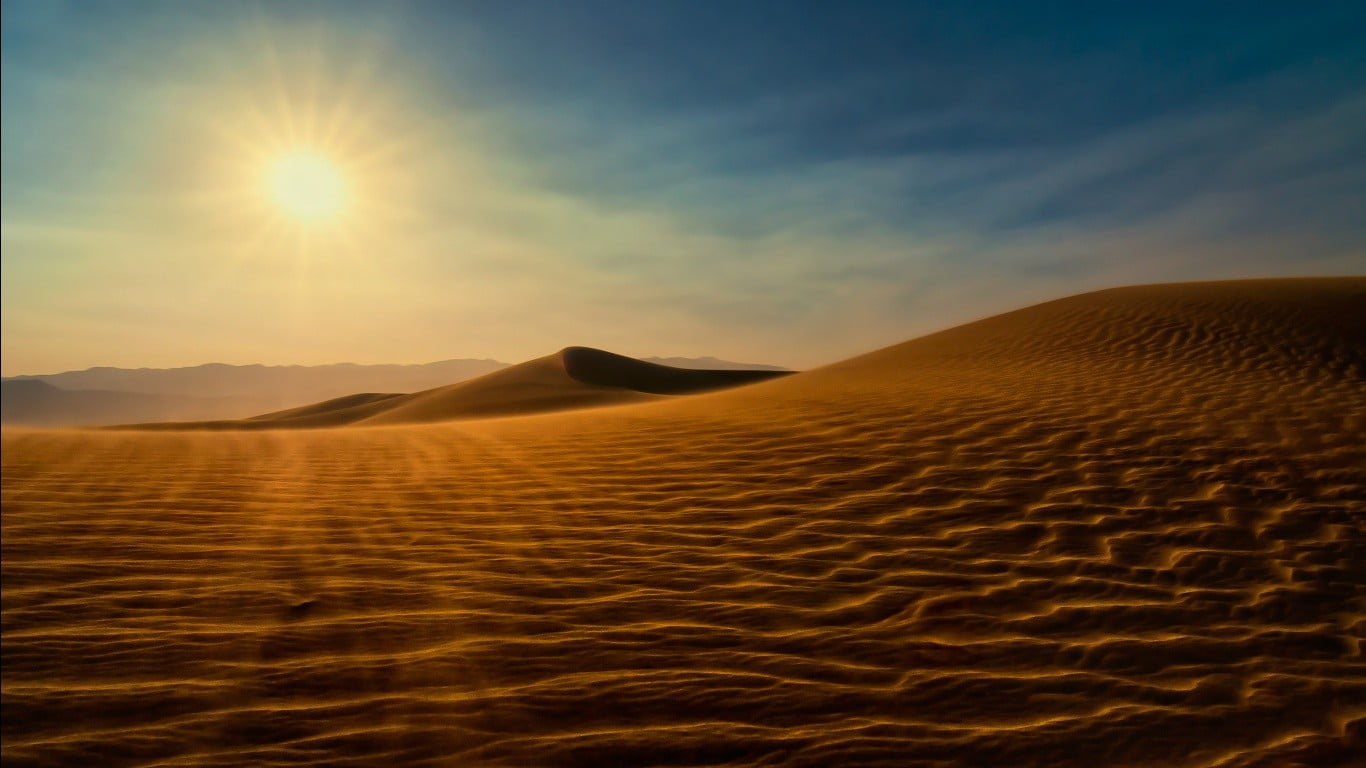 sand dunes desert landscape nature scenics sky