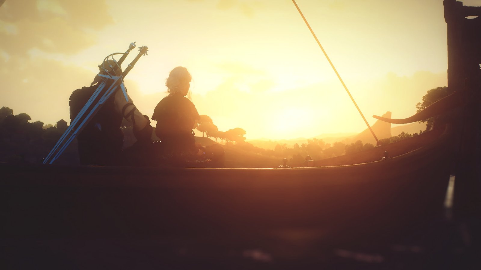 The Witcher 3 Wild Hunt Ciri Geralt of Rivia 2k