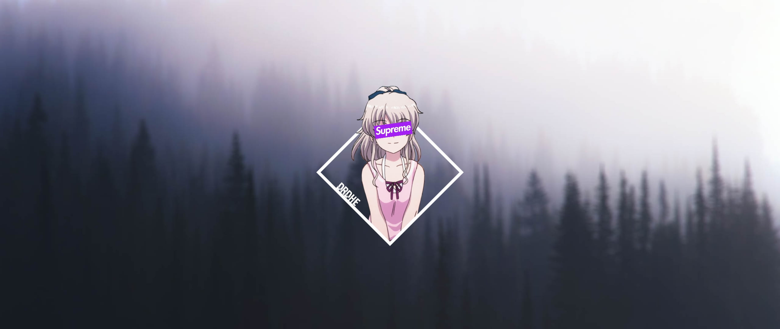 Tomori Nao anime girls picture in supreme nature 2k