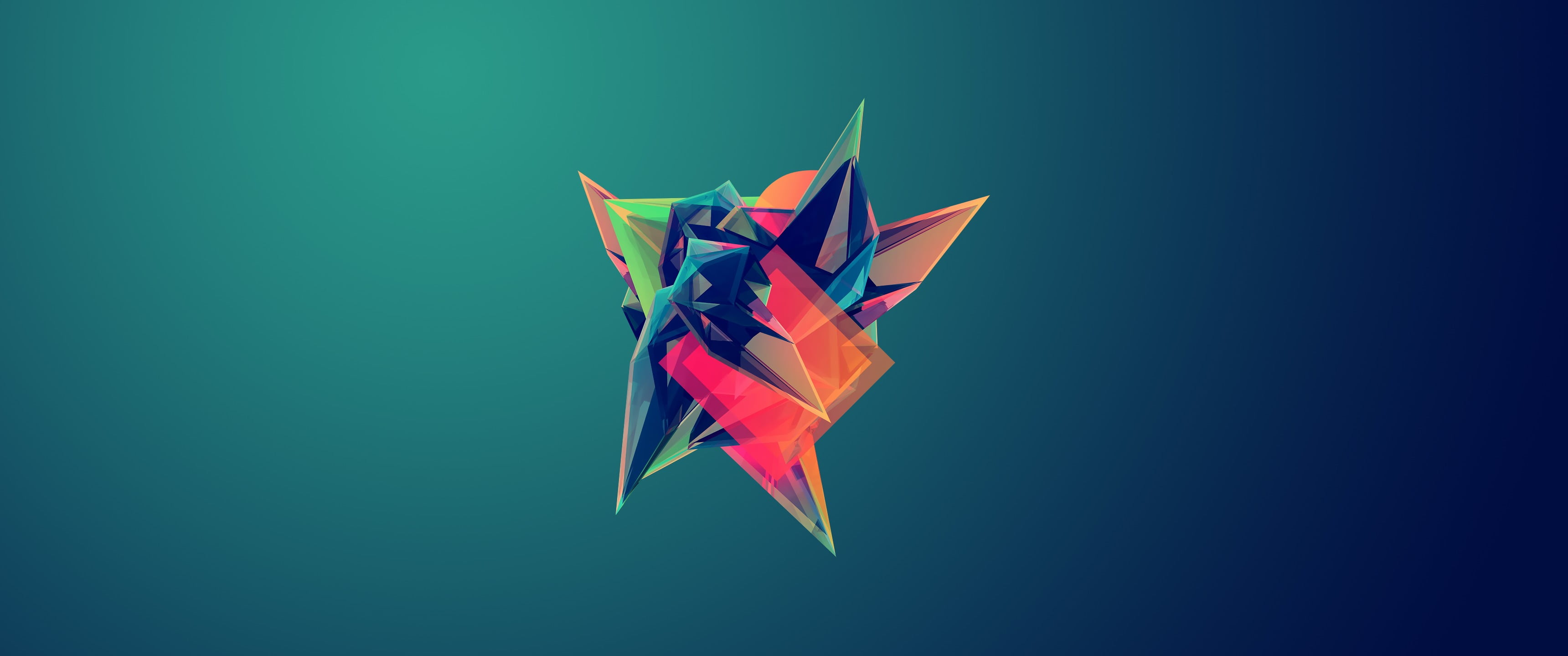 abstract illustration gradient digital art multi colored 2k