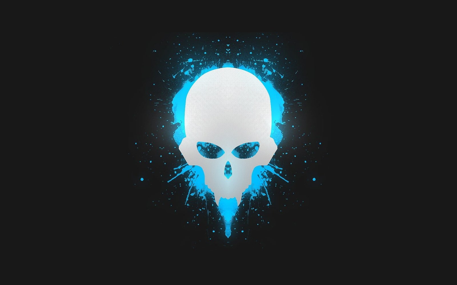 white skull illustration minimalism pGc gray digital art 2k