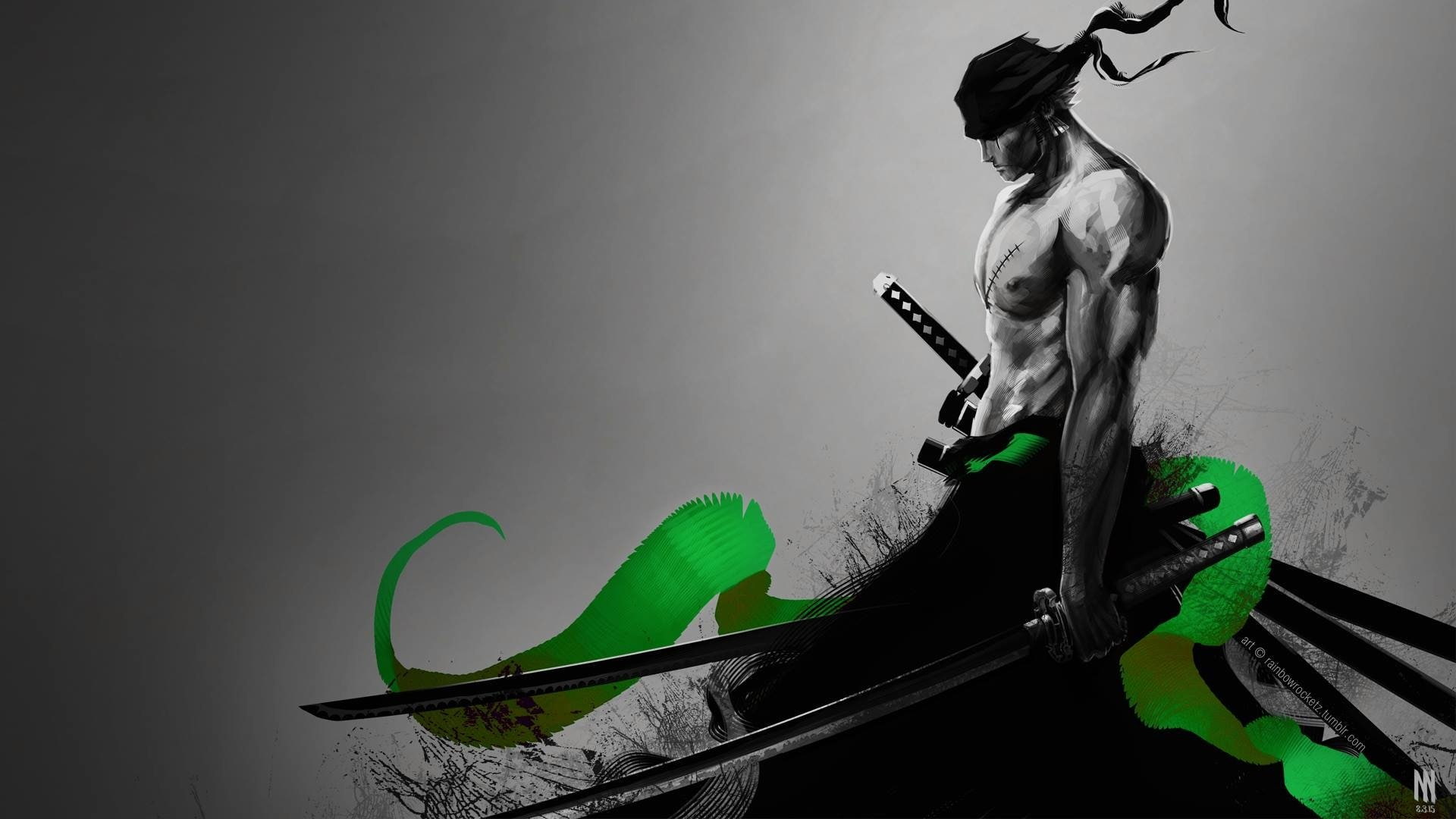 Anime One Piece Zoro Roronoa 2k