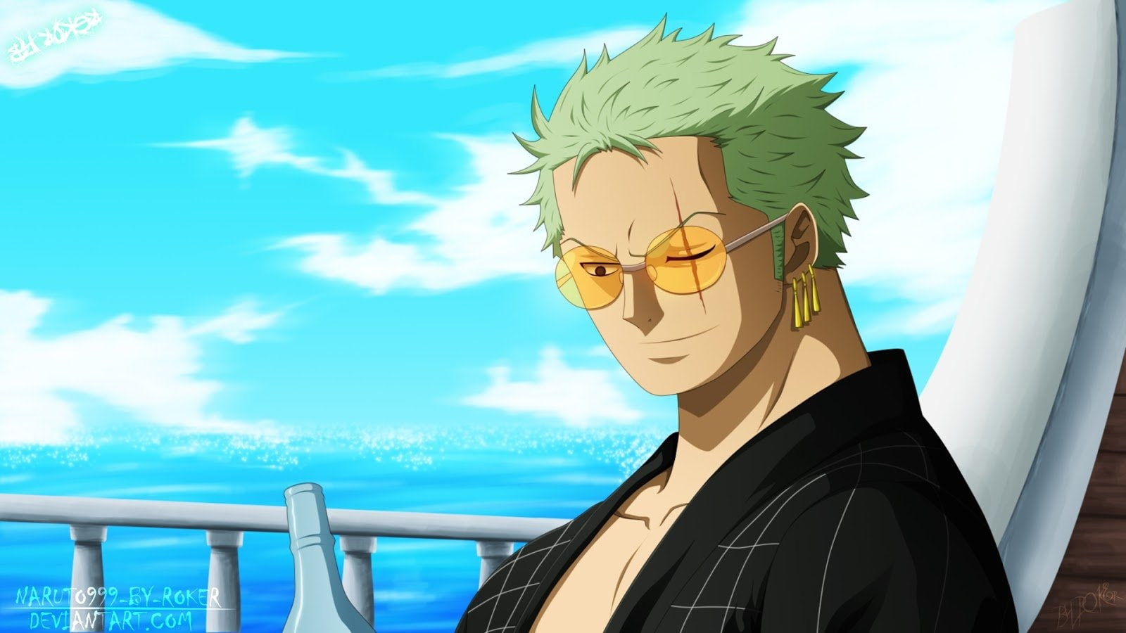 Anime One Piece Zoro Roronoa 2k
