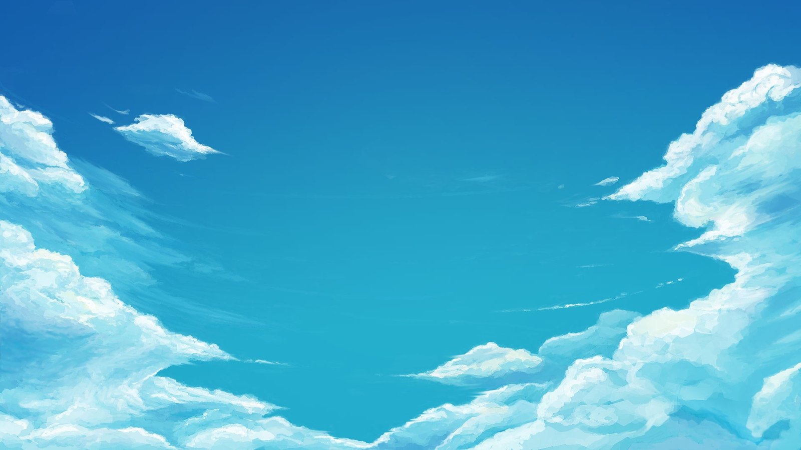 cloud illustration drawing sky clouds blue beauty in nature 2k
