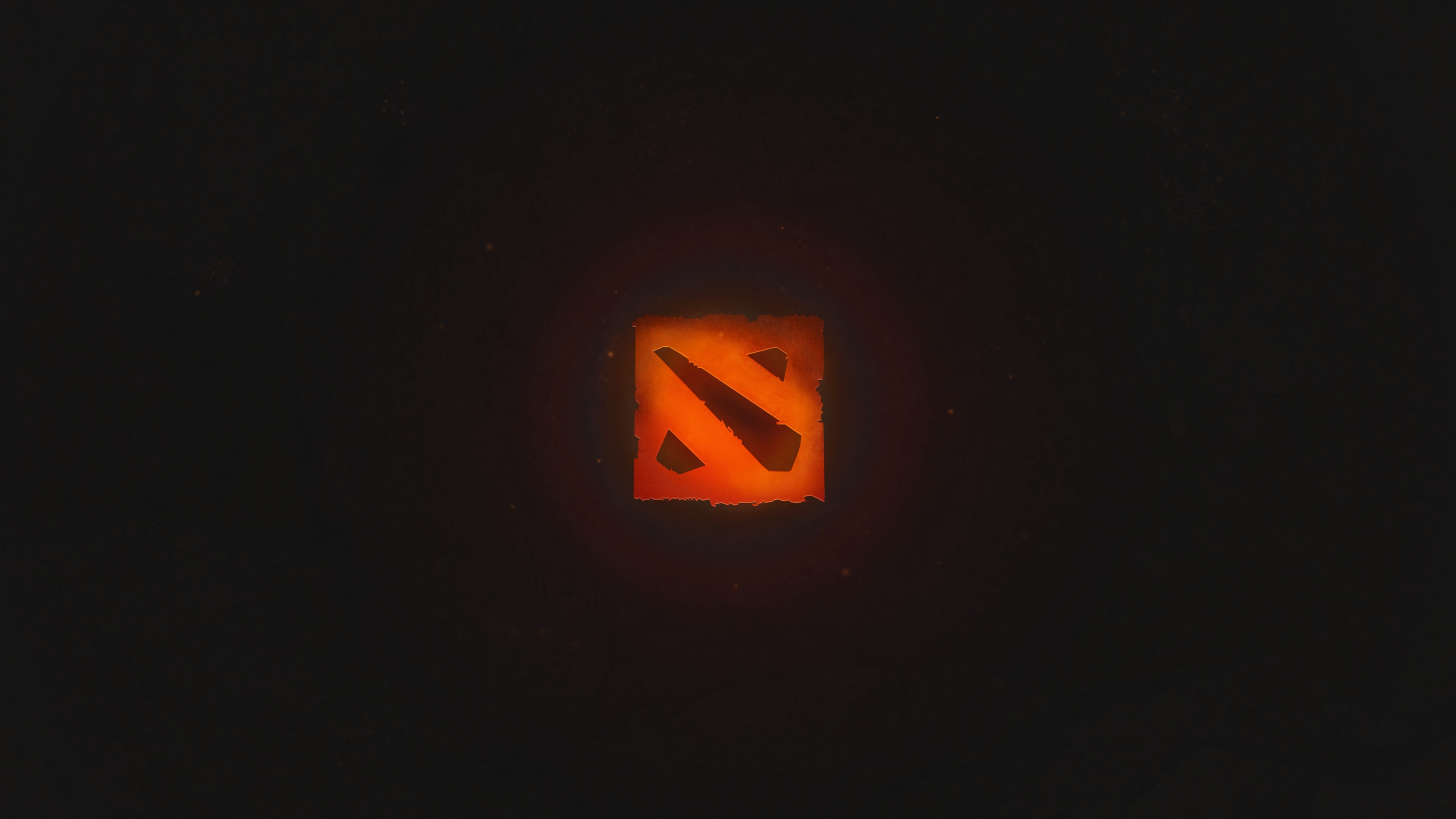 Dota 2 wallpaper logo Gamecrew illuminated no people copy space 2k 4k