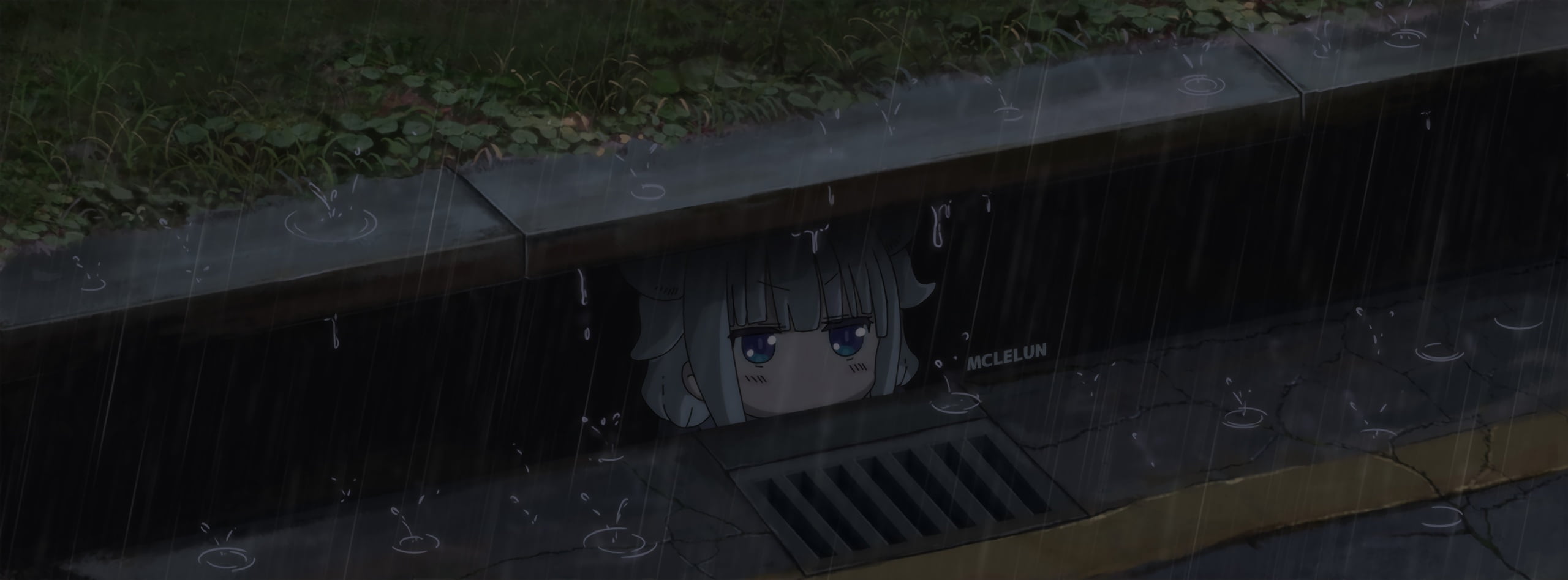 female anime character illustration Kanna Kamui Kobayashi san Chi no Maid Dragon 2k