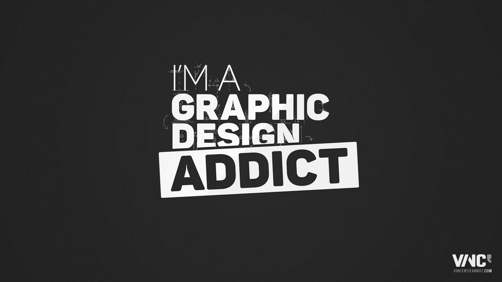 gray background with text overlay minimalism typo typography 2k