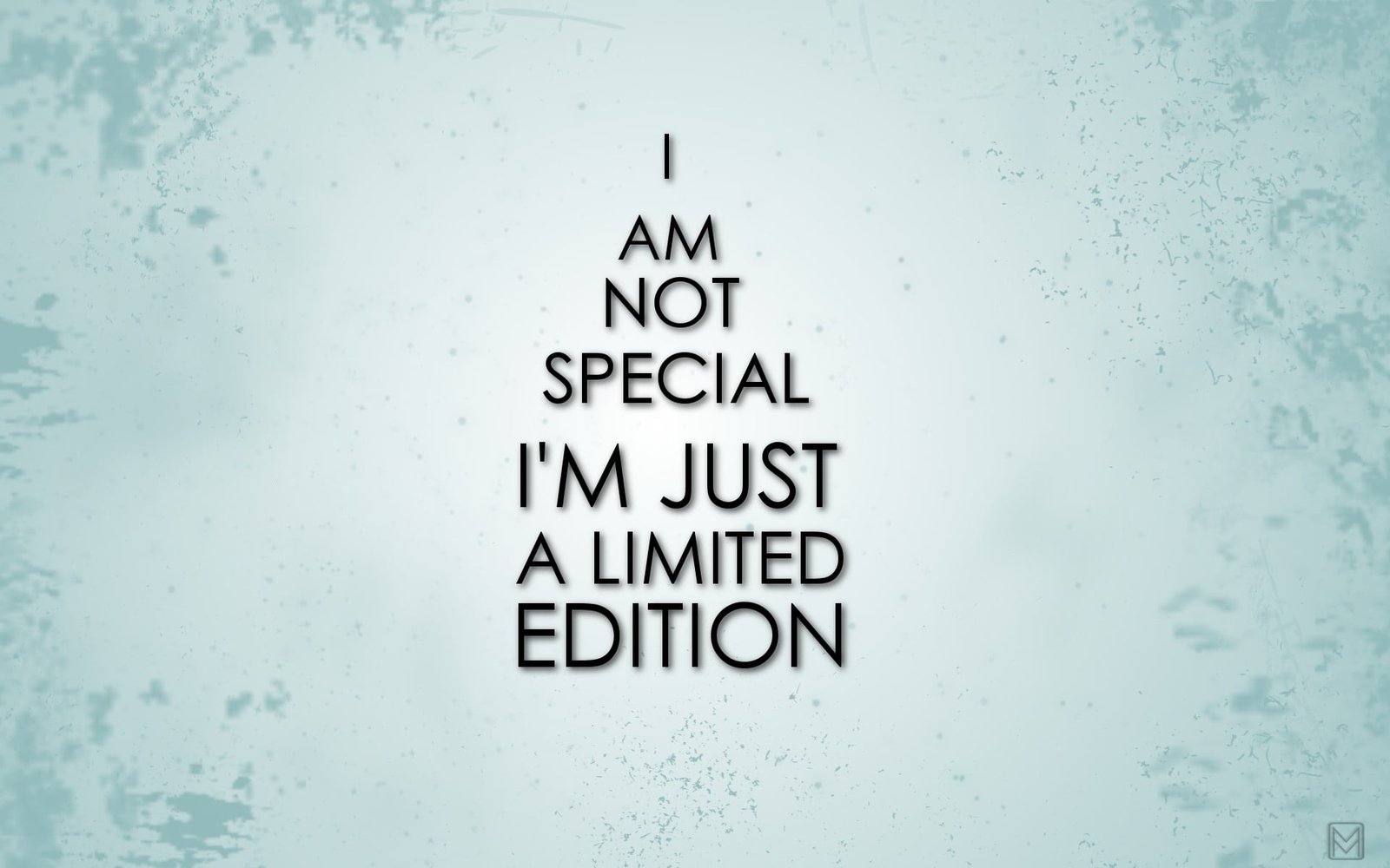 gray background with text overlay quote minimalism typography 2k