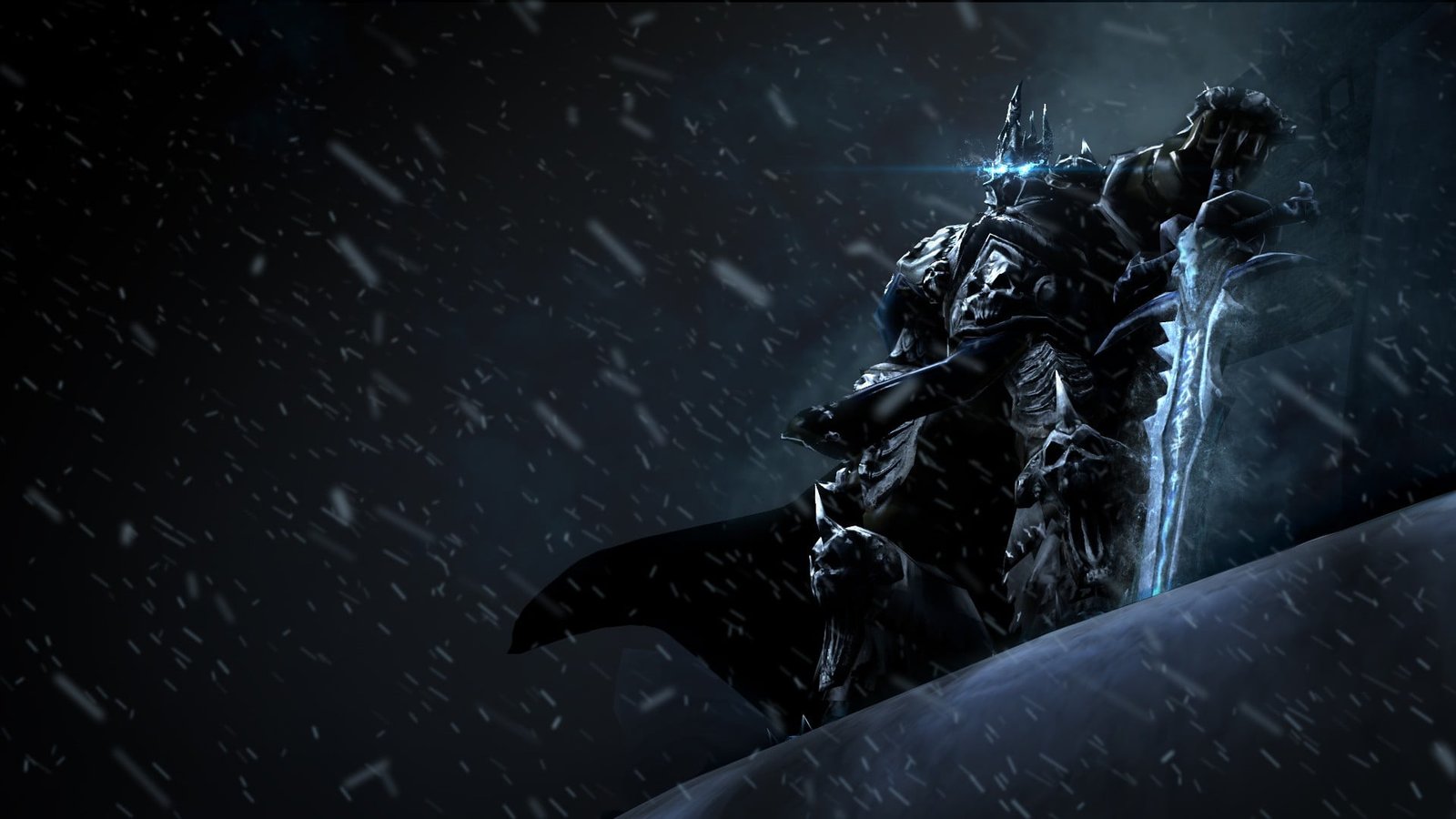 Lich King digital wallpaper World of Warcraft Arthas Frostmourne 2k