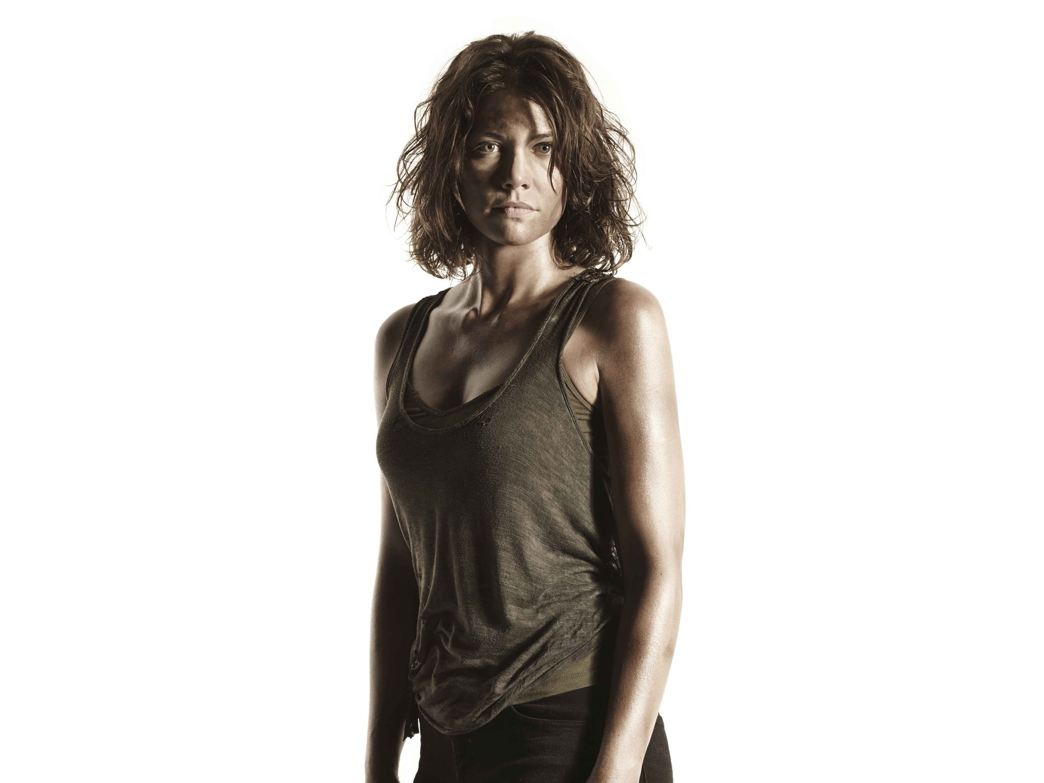 Maggie Lauren Cohan Walking Dead studio shot young adult 2k