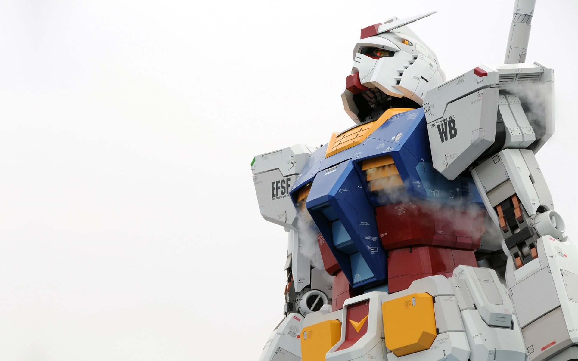 mech Gundam robot RX 78 Mobile Suit nature 2k