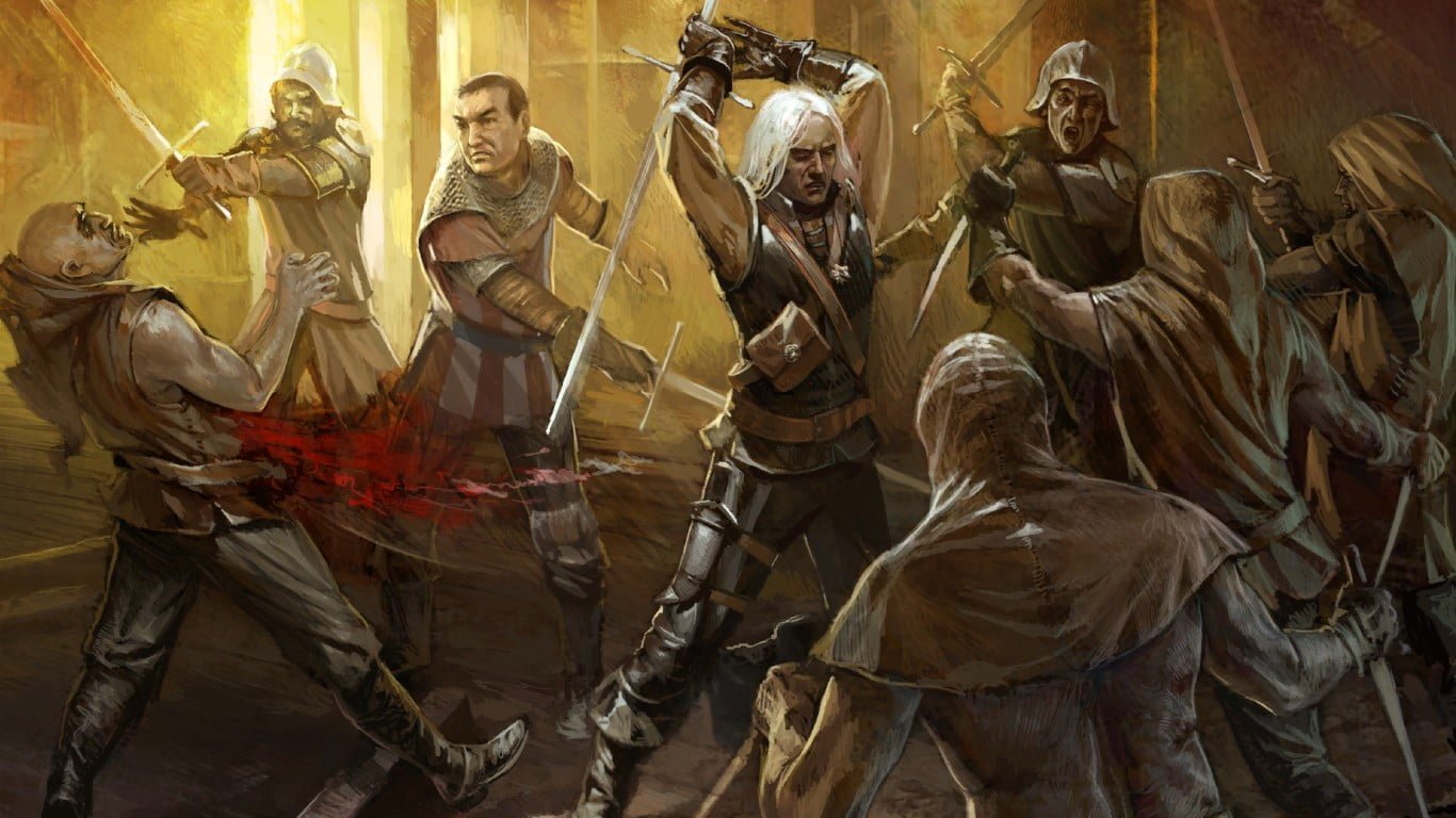 untitled The Witcher Geralt of Rivia fantasy art and craft