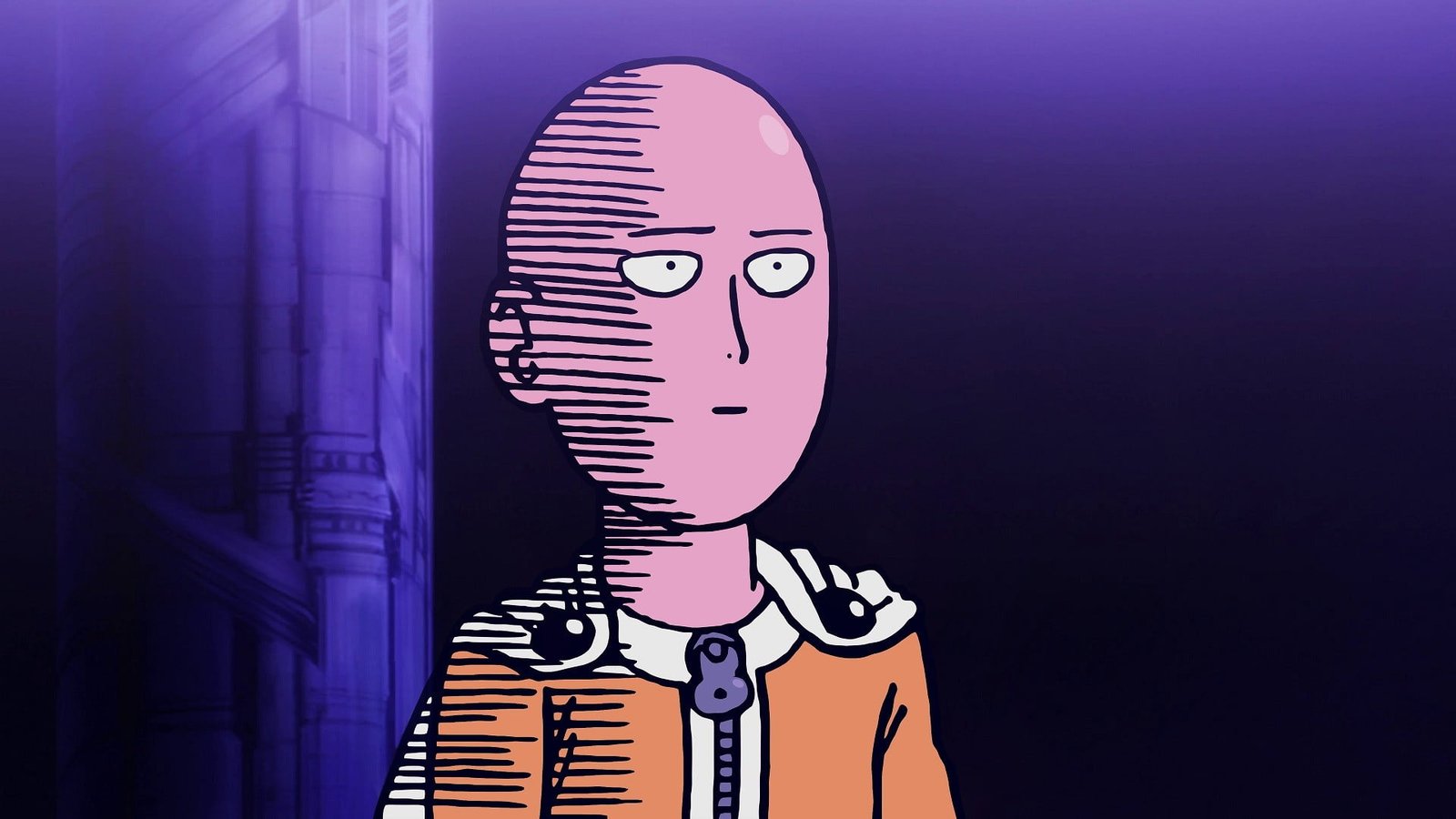 One Punch Man Saitama digital wallpaper anime 2k
