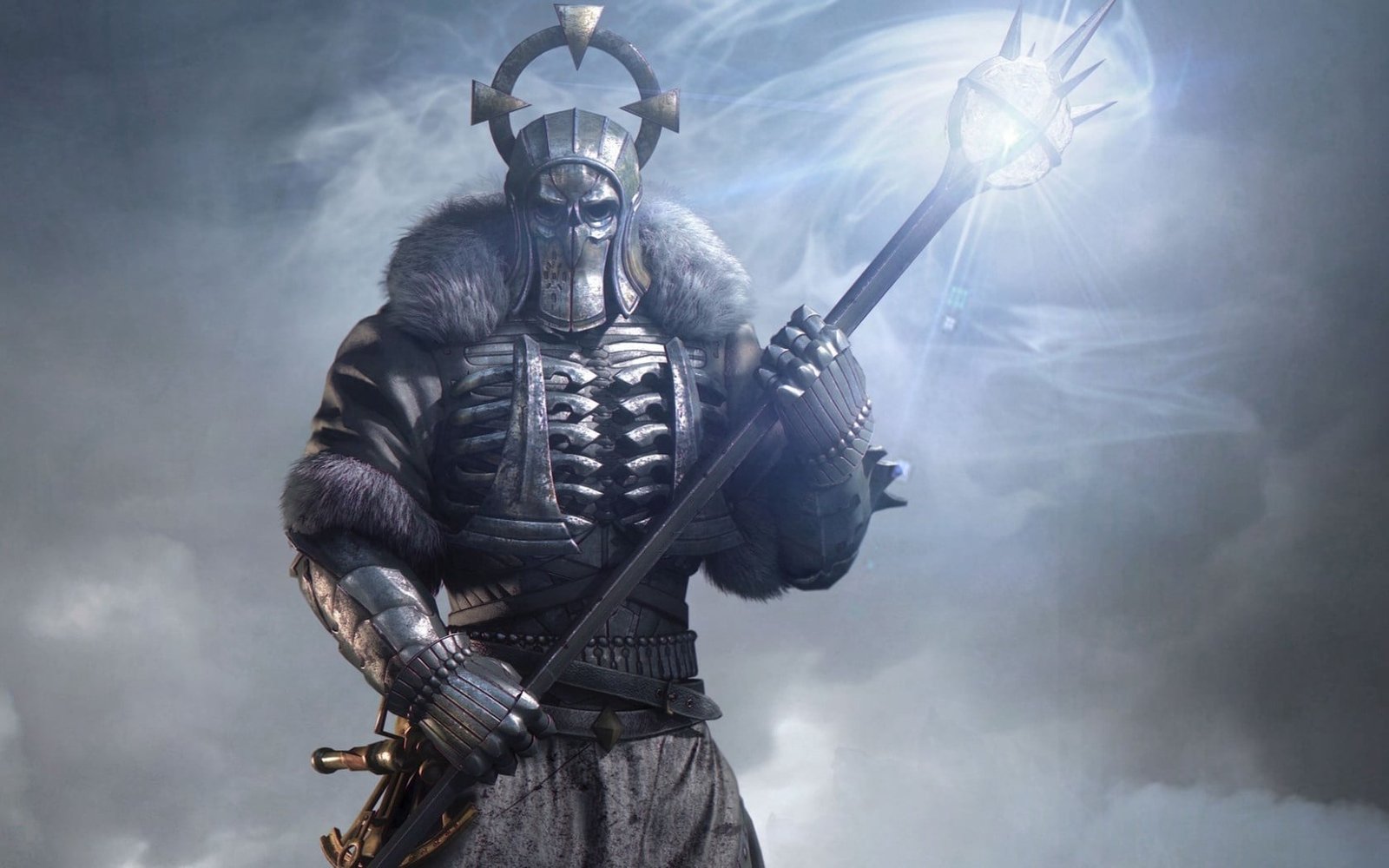 person in armor holding scepter wallpaper the witcher 3 wild hunt 2k