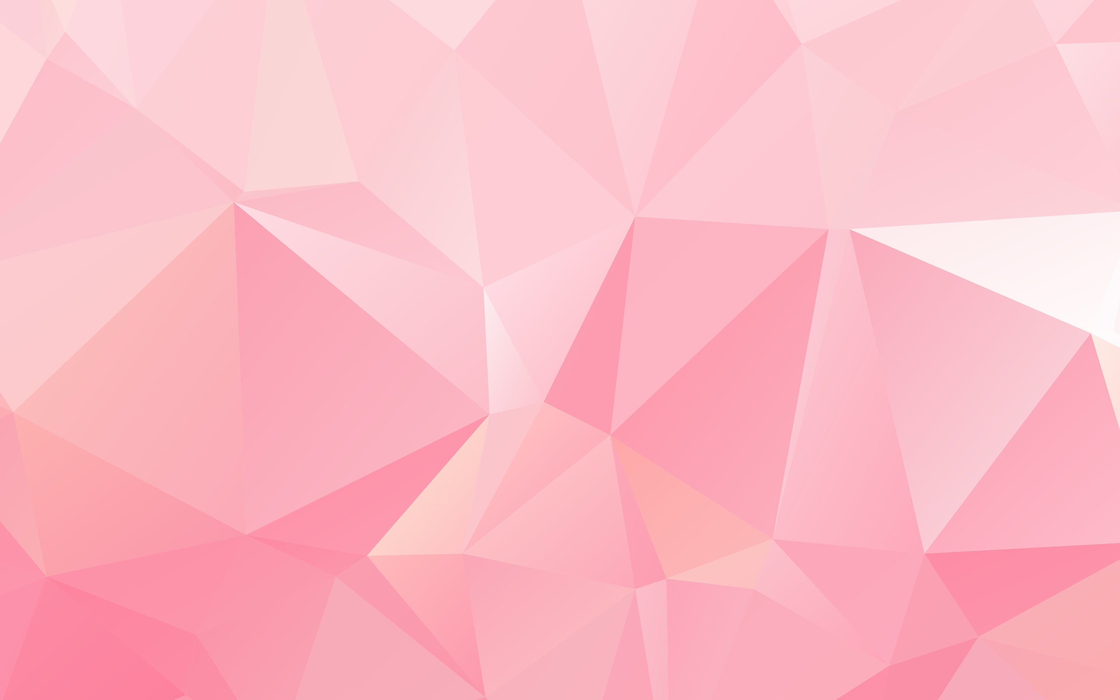 Pink triangle vector abstract design backgrounds pattern 2k 4k