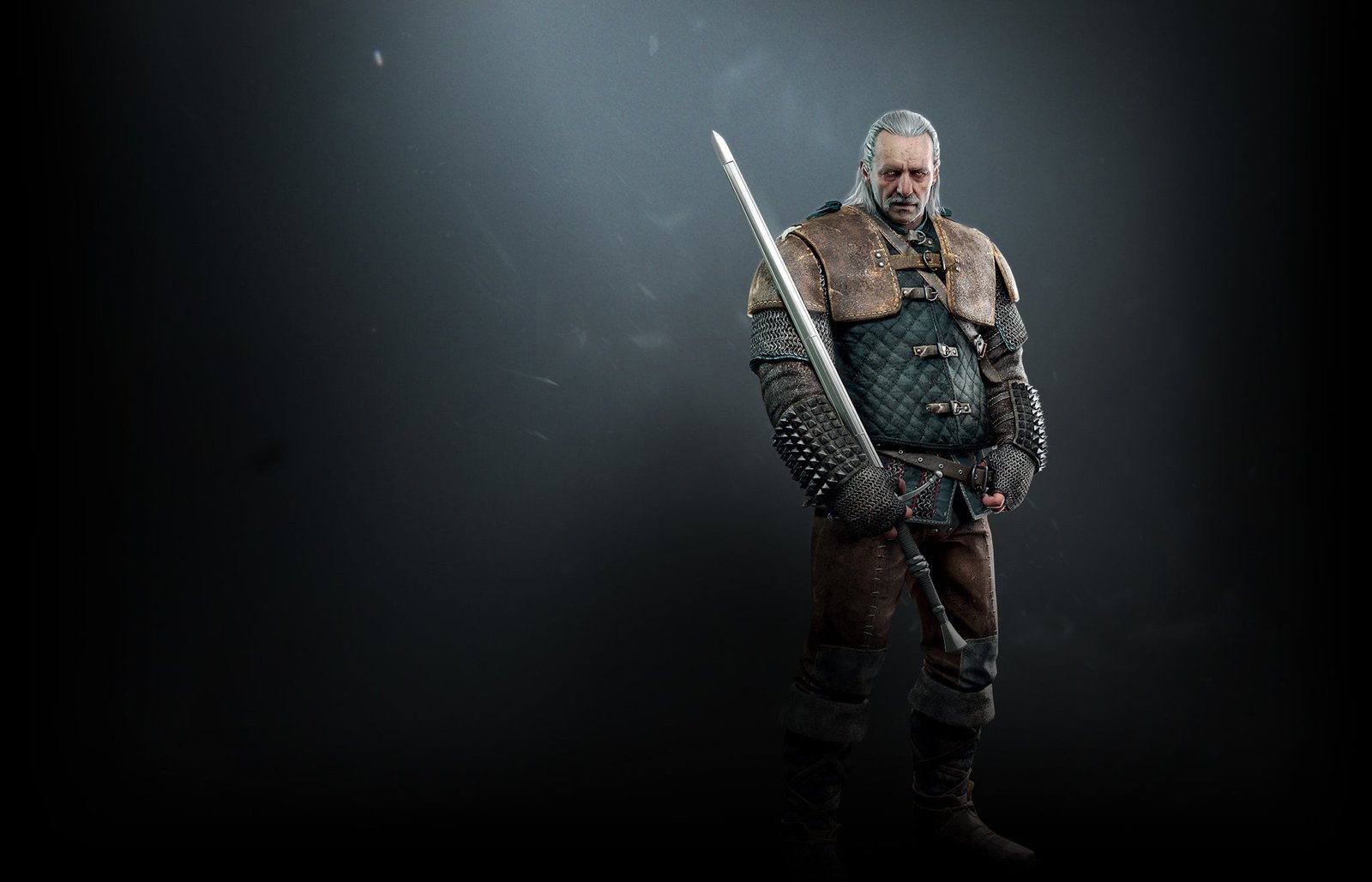 The Witcher character wallpaper armor Sword Wild Hunt 2k