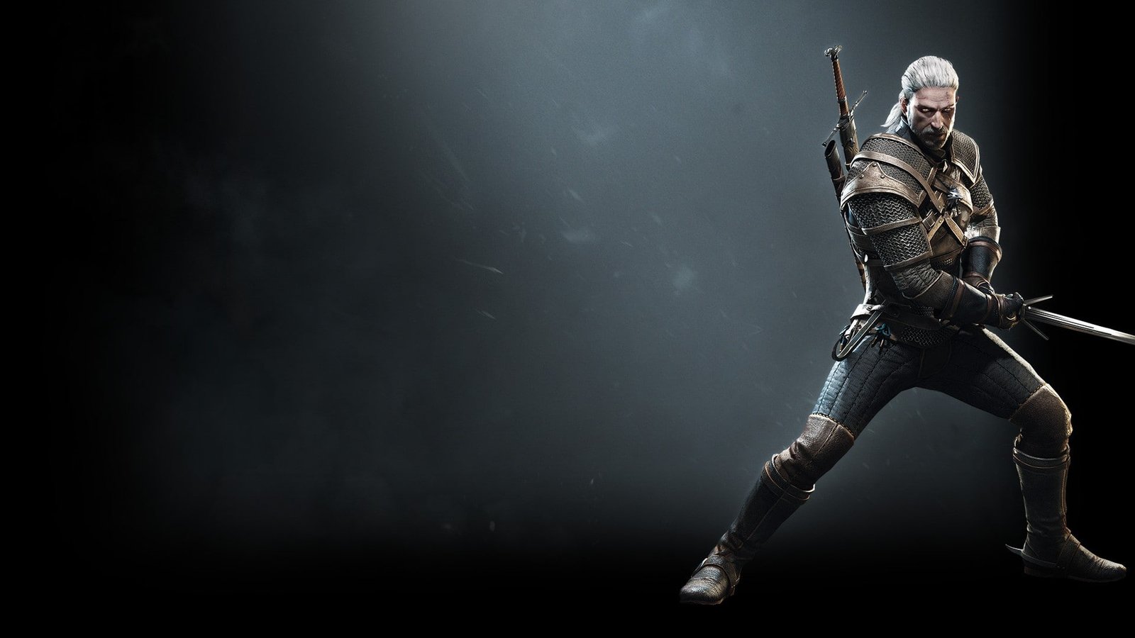 The Witcher swordsman digital wallpaper Geralt of Rivia 3 Wild Hunt 2k