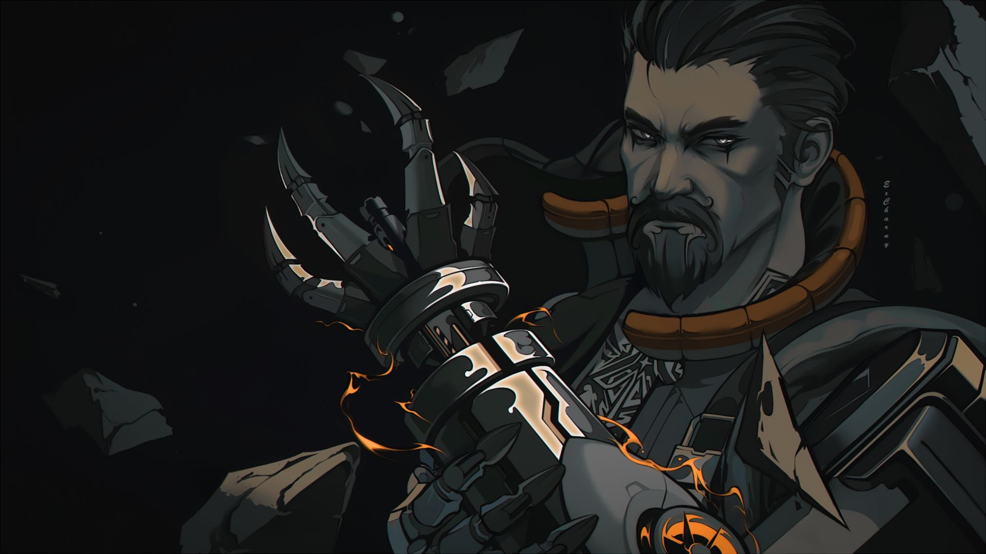 Valorant breach valorant digital art artwork video games 2k