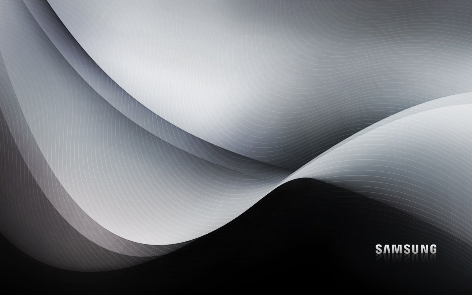 white and black Samsung digital wallpaper Line Laptop Abstraction 2k