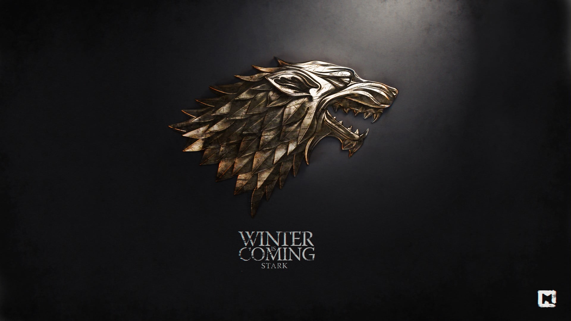 Winter is coming Stark wallpaper Game of Thrones sigils House 2k