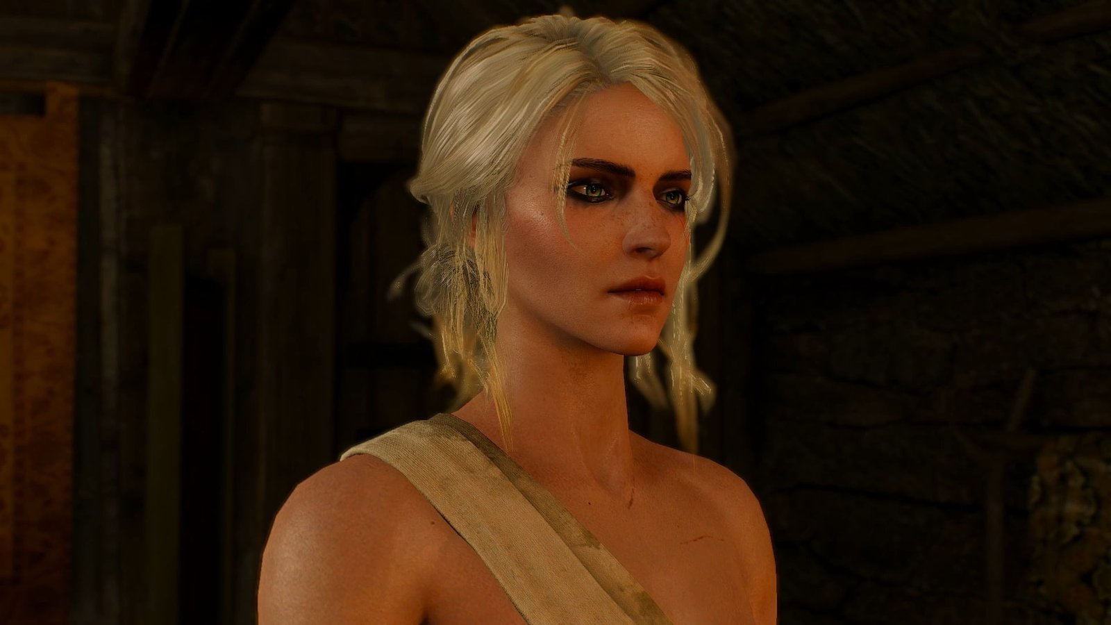 women's yellow hijab The Witcher 3 Wild Hunt Cirilla Fiona Elen Riannon 2k