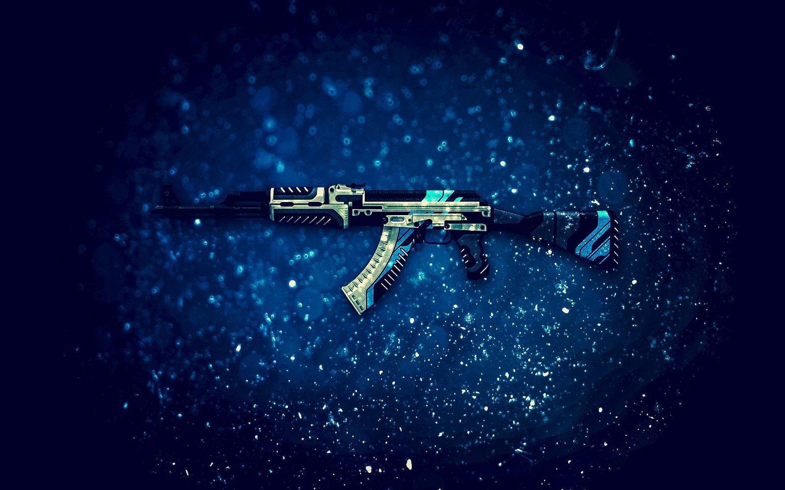 AK 47 assault rifle CS GO PC game 2k