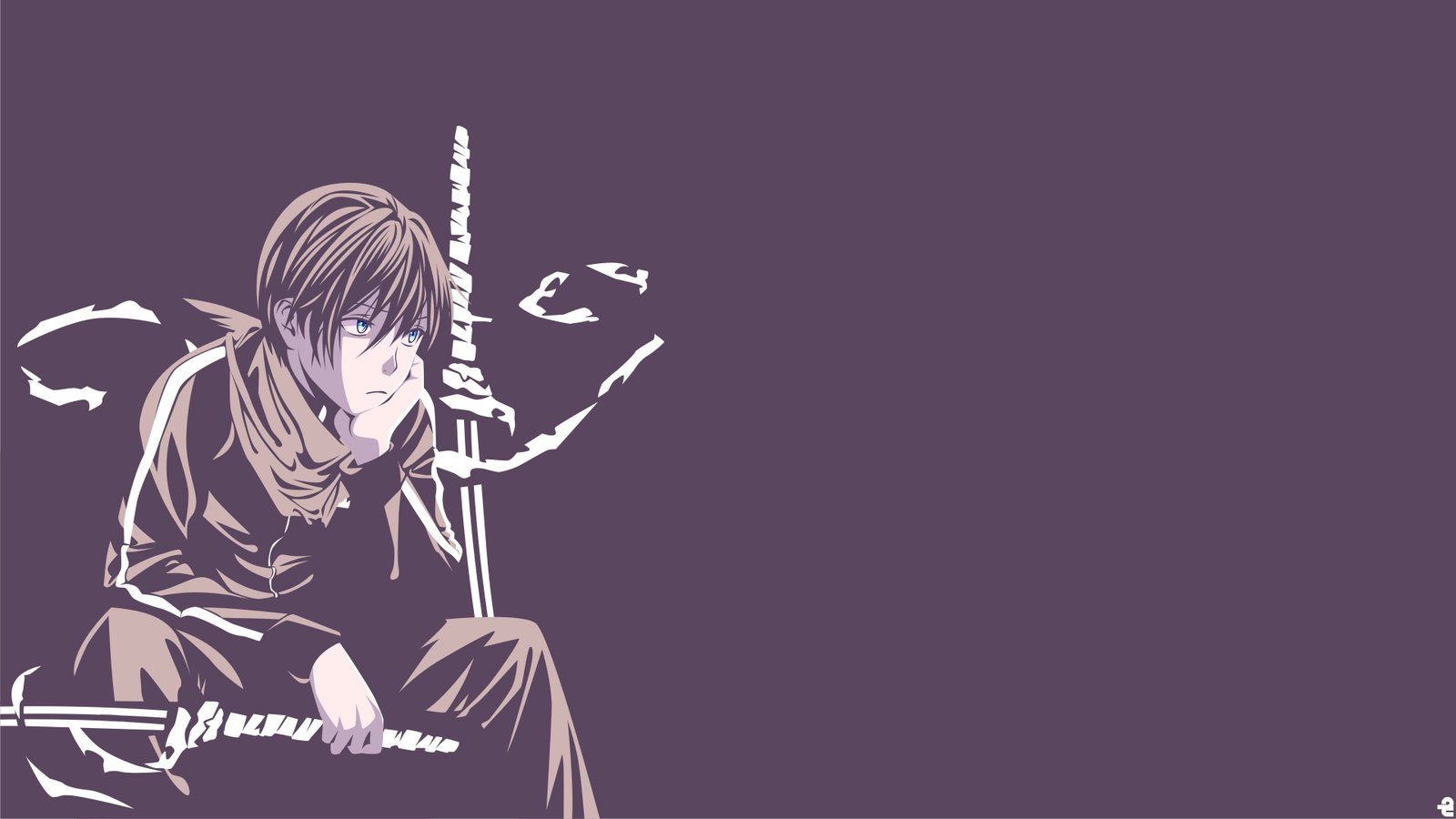 anime character holding sword Noragami Yato boys 2k 4k
