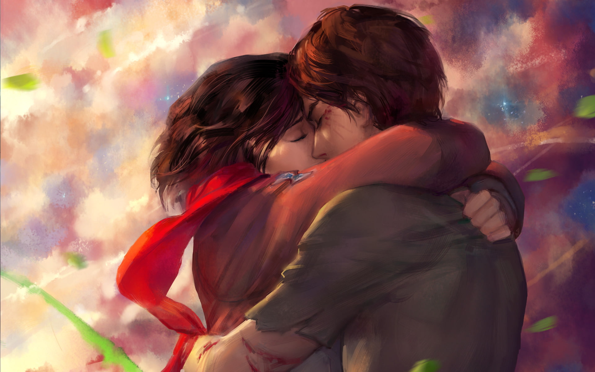 Anime Attack On Titan Eren Yeager Mikasa Ackerman Shingeki No Kyojin 2k