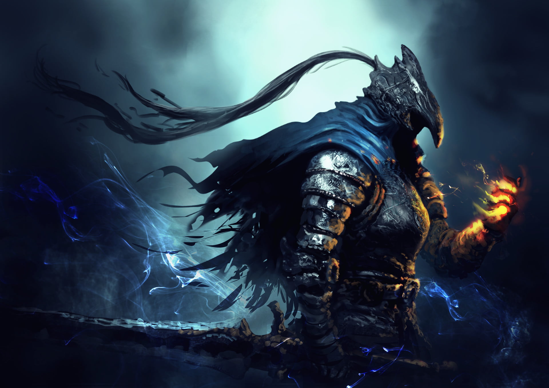 Artorias the Abysswalker Dark Souls knight fantasy art 2k