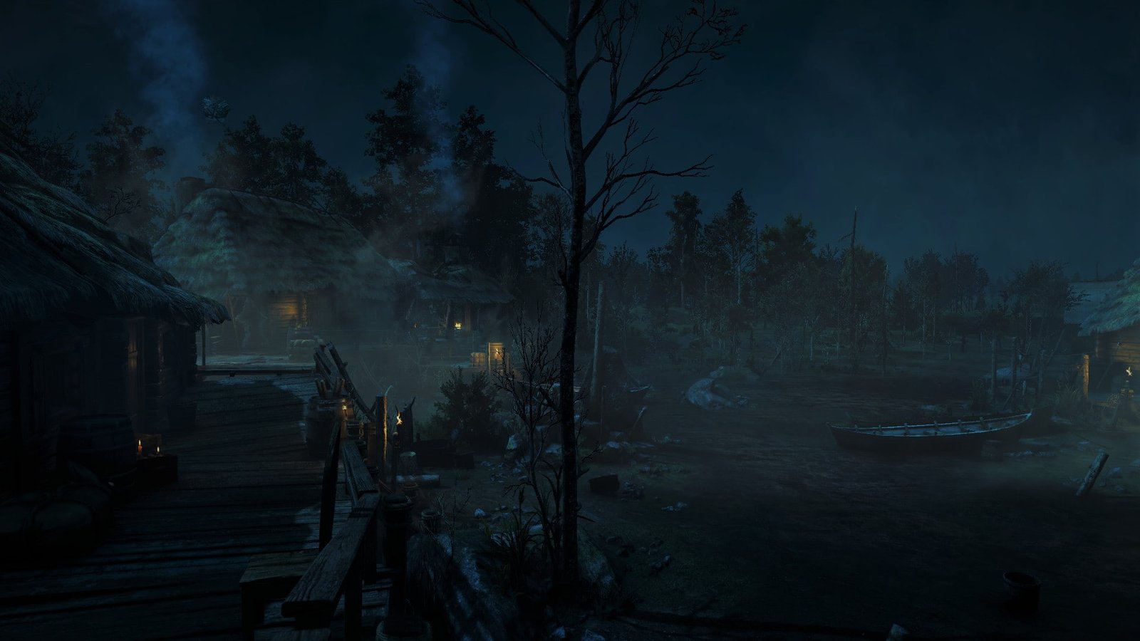 atmosphere night The Witcher 3 Wild Hunt 2k