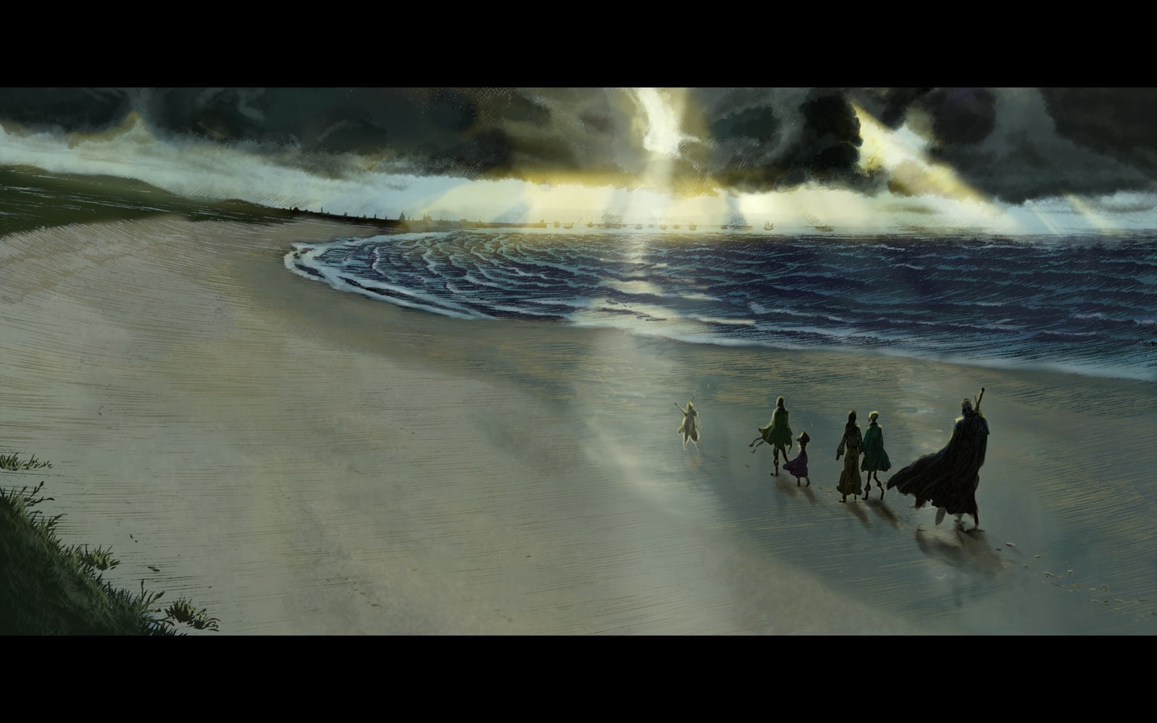 Berserk Guts beach Kentaro Miura 2k