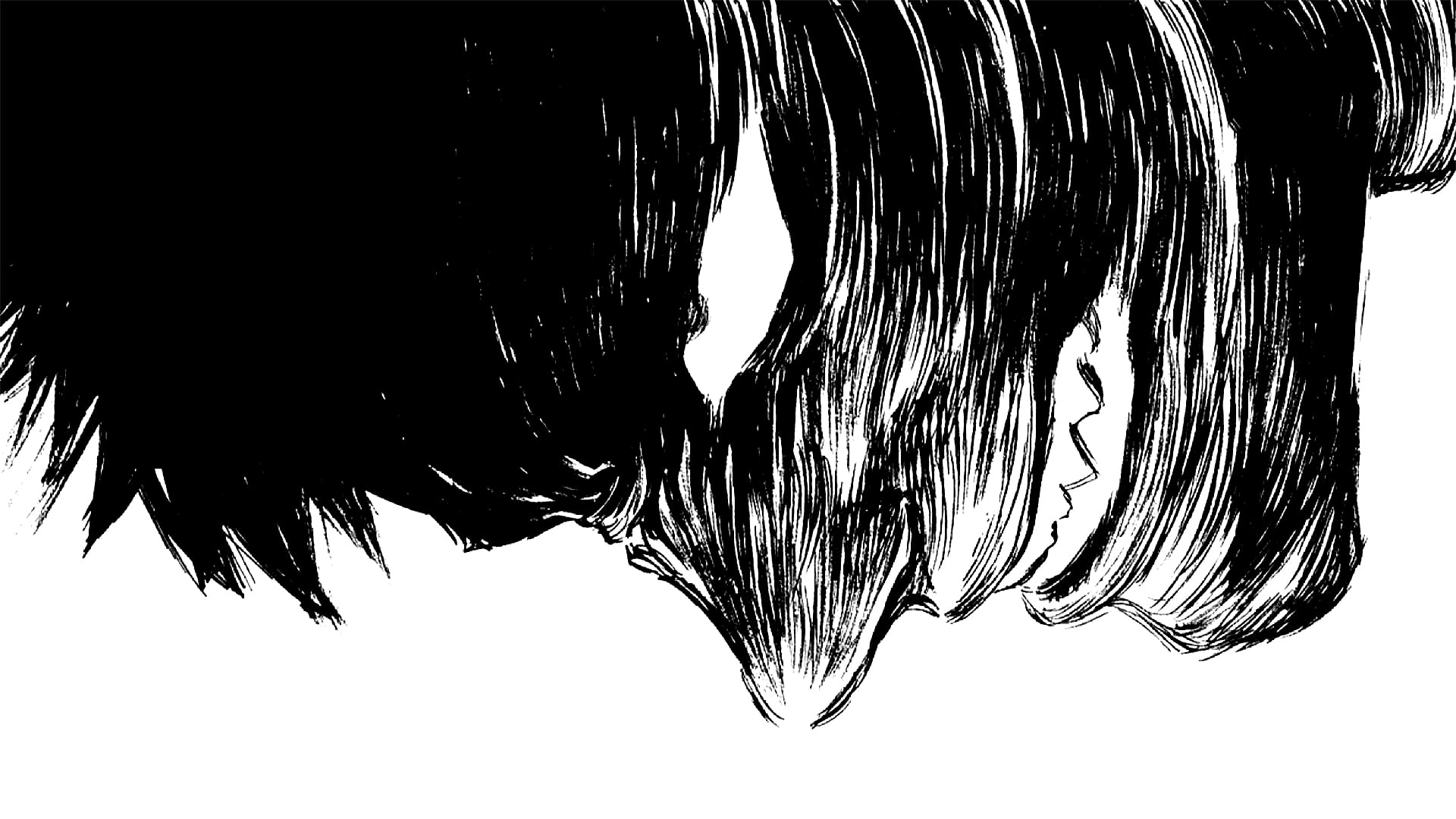 black and white abstract painting Kentaro Miura Berserk Guts 2k