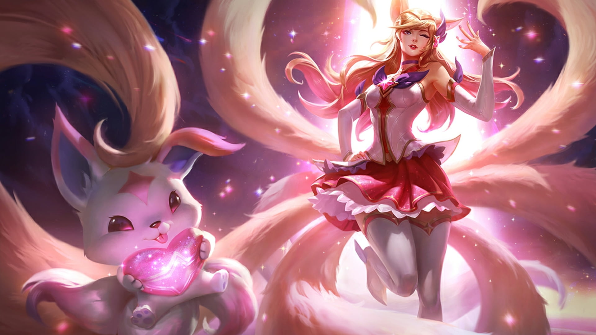 blonde haired female anime character illustration Summoner's Rift 2k