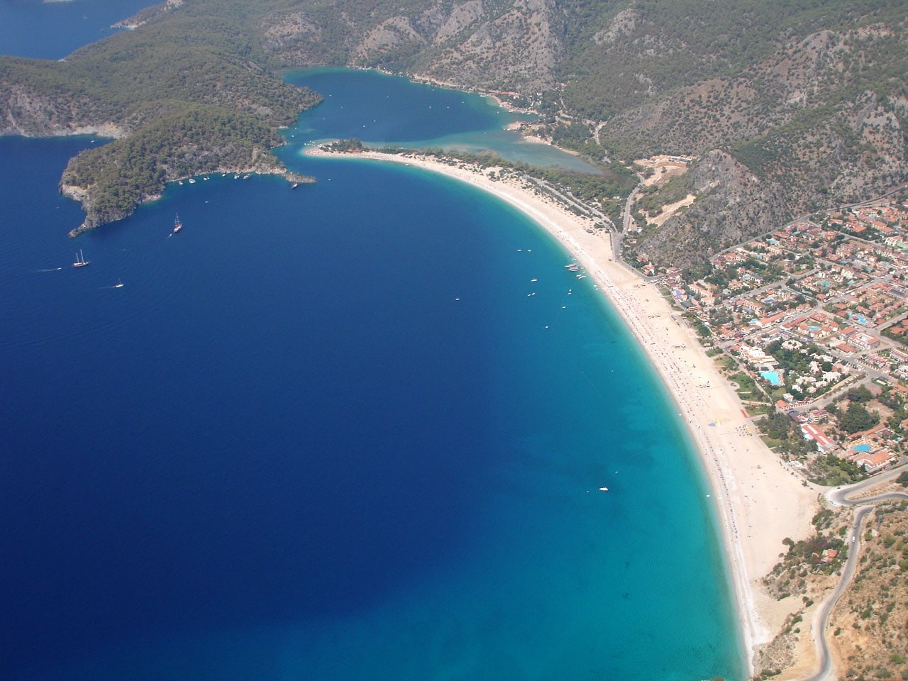 blue beach seas turkey seaside antalya oludeniz fethiye Nature Beaches HD Art