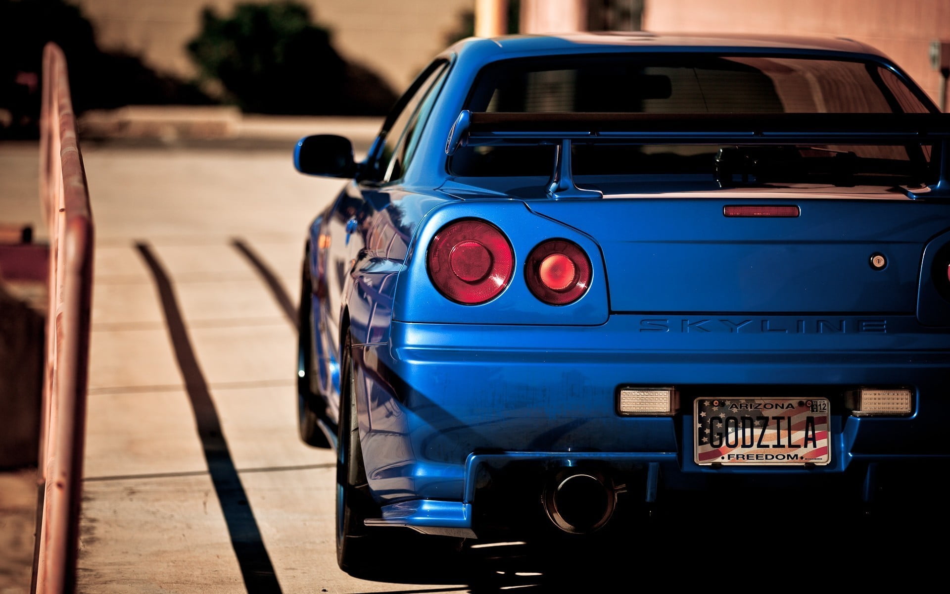 blue Skyliner vehicle Nissan Skyline GT R GTR 2k