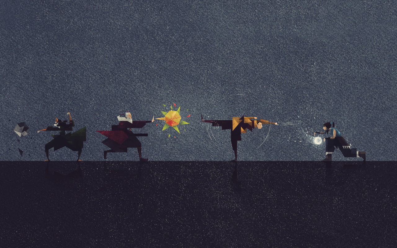 Abstract Avatar The Last Airbender HD digital artwork