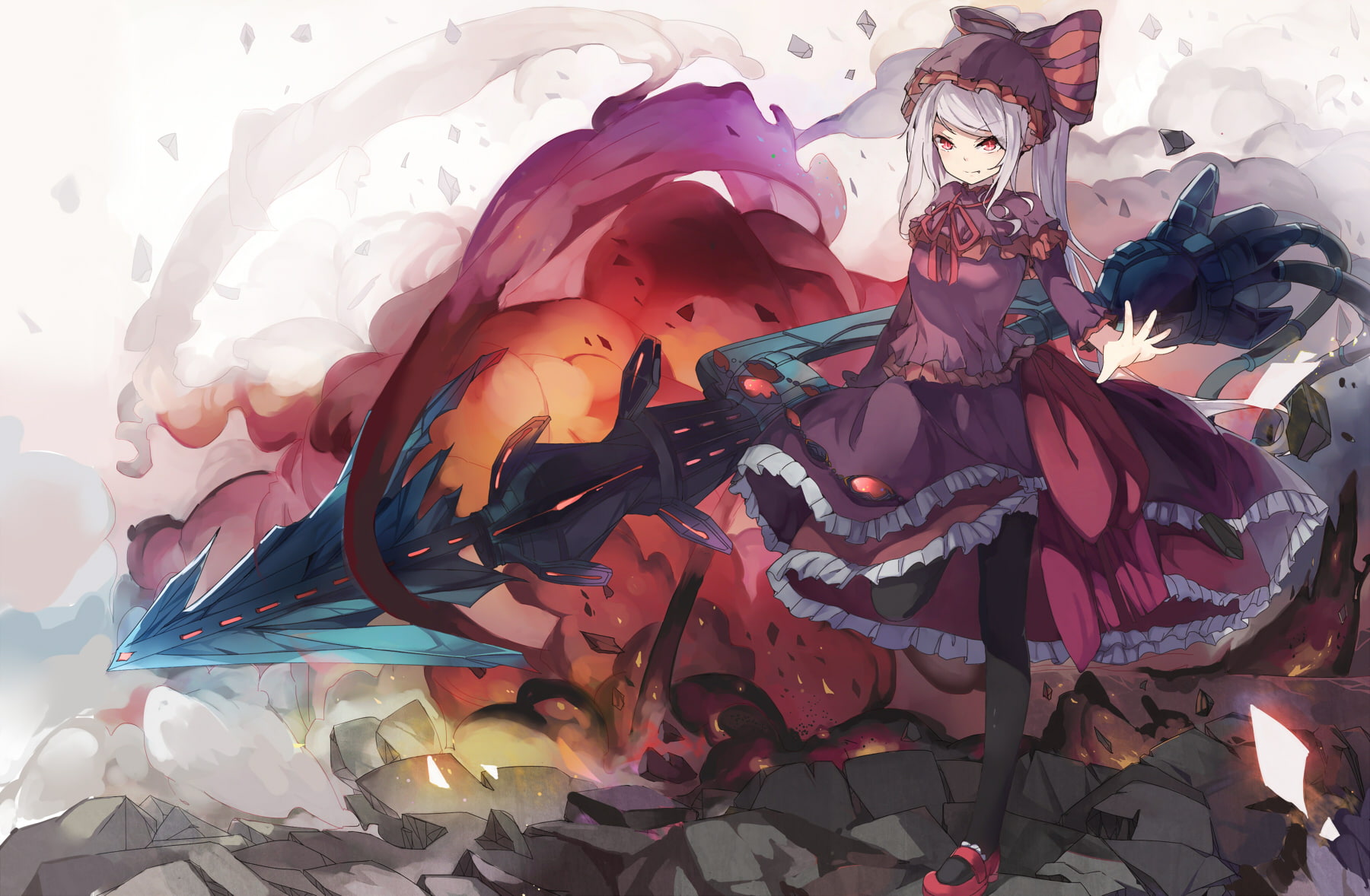 anime girls Anime Game Shalltear Overlord shalltear bloodfallen 2k