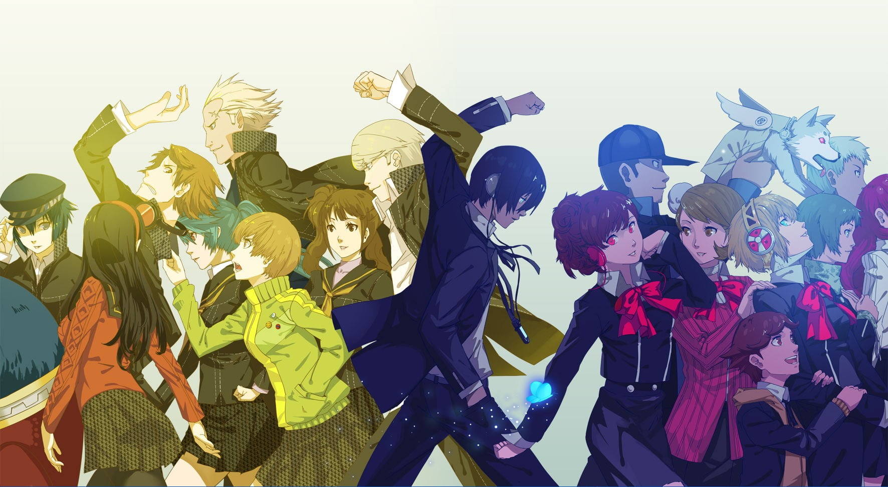 anime illustration Persona 4 3 Portable 2k