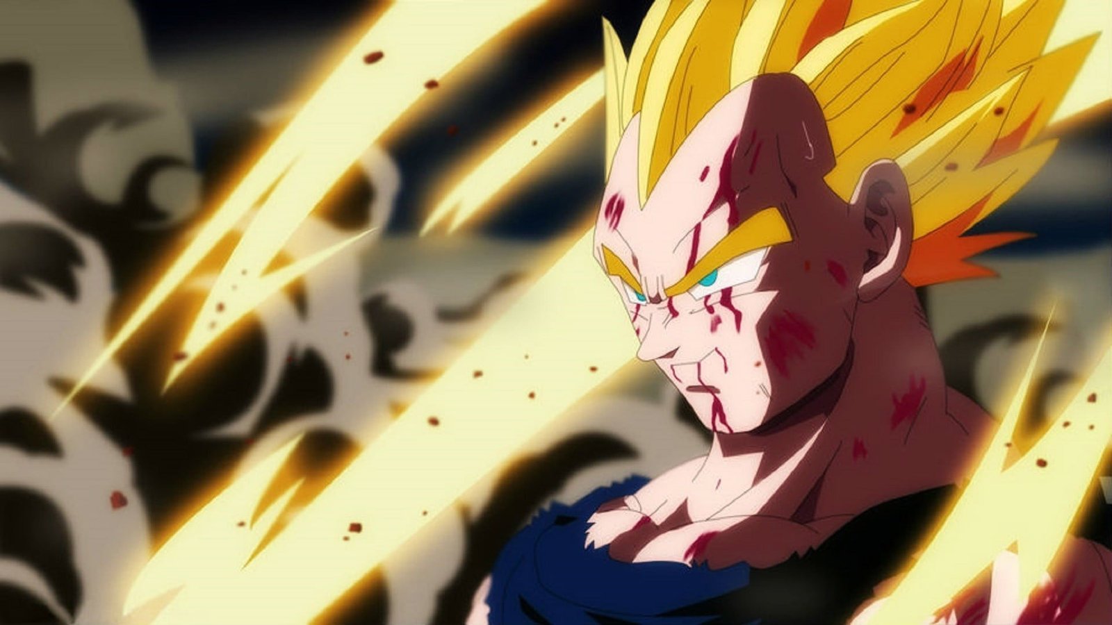 Dragon Ball Z Vegeta illustration Super Saiyan shadow representation 2k