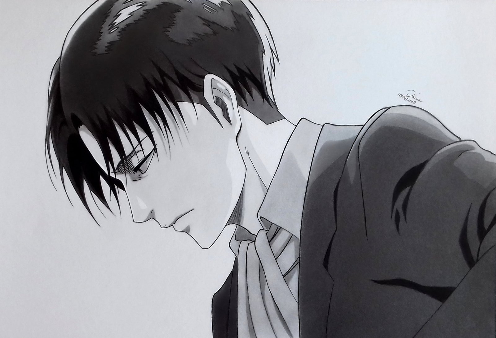 Anime Attack On Titan Levi Ackerman 2k