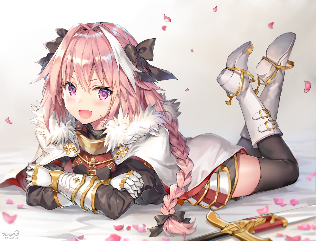 Fate Series Apocrypha anime boys Rider of Black Astolfo