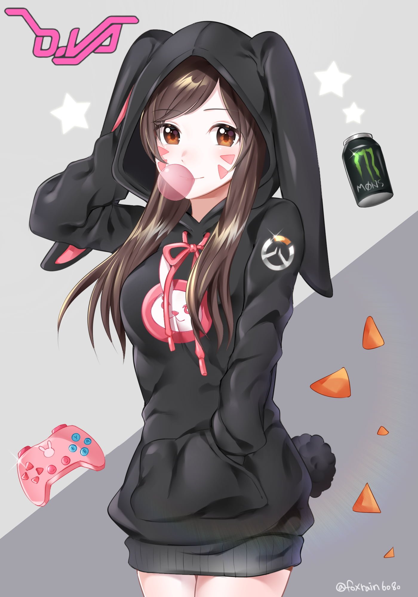 female anime character digital wallpaper girls Overwatch