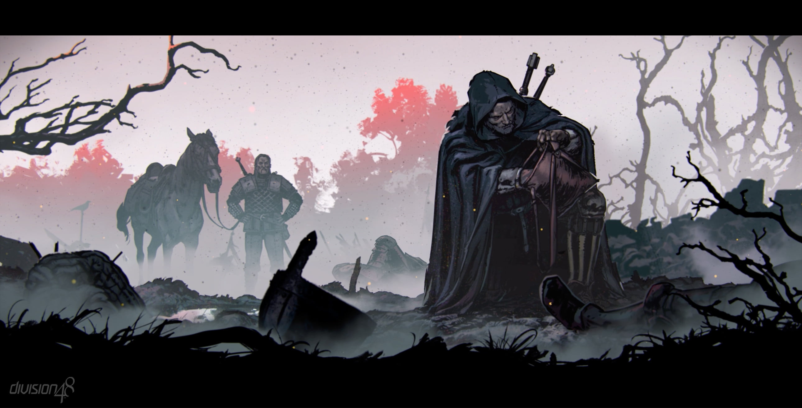 Studio Vesemir Roach Geralt of Rivia screen shot 2k