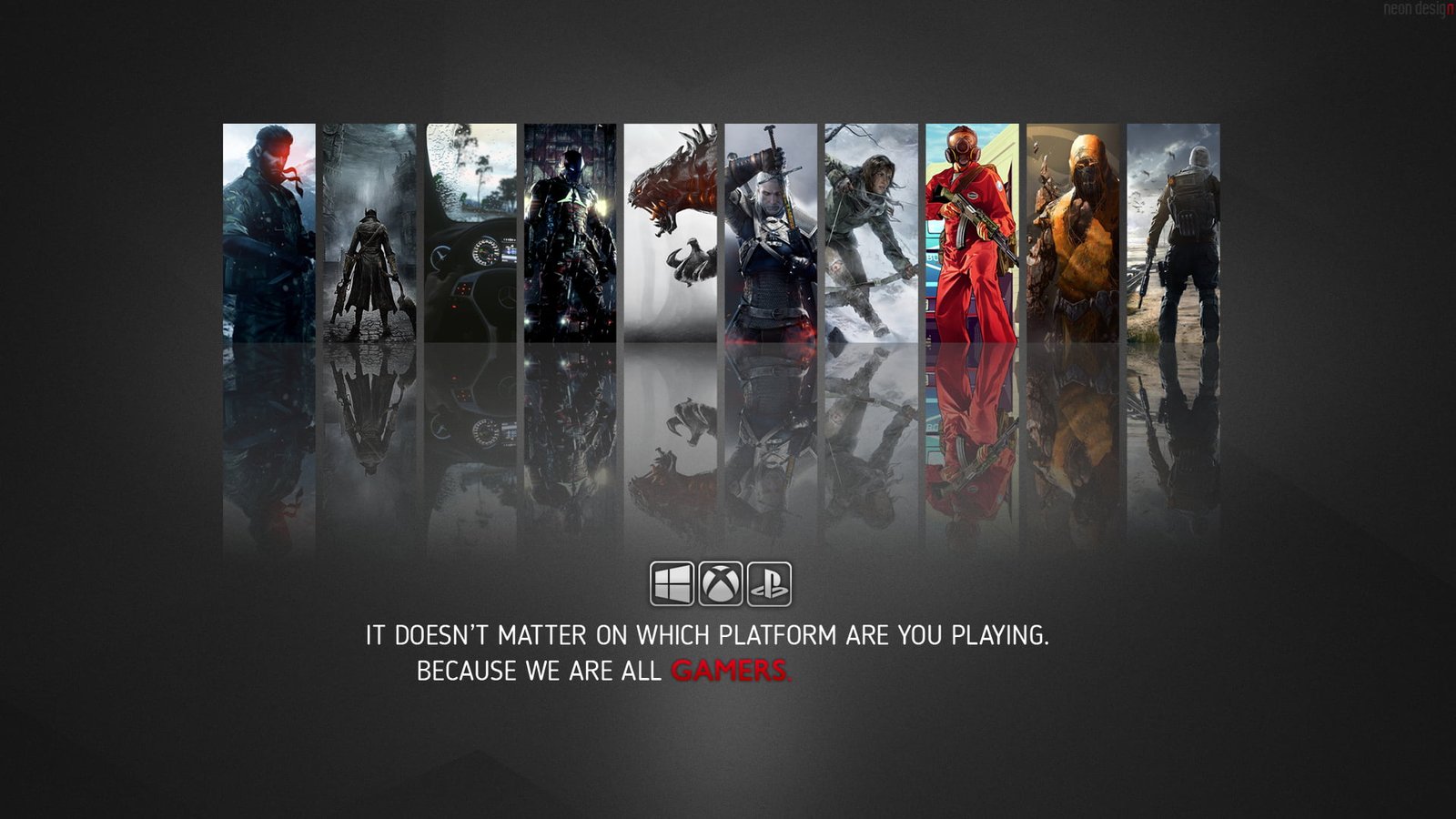 game application assorted RPG character collage Bloodborne 2k